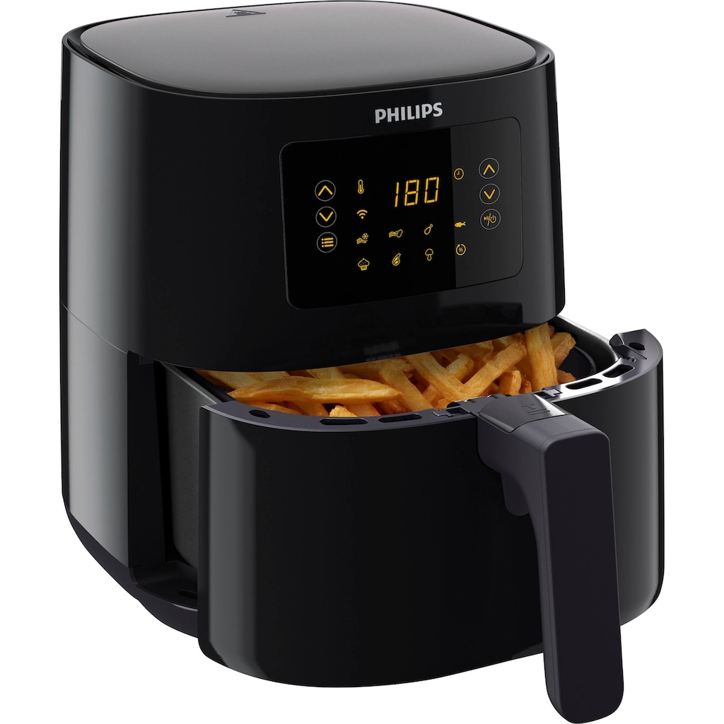 Philips Heißluftfritteuse »Airfryer HD9255/90, 4,2 l«, 1400 W, Fassungsvermögen 4,1 l, Rapid Air Heißlufttechnologie, WiFi Konnektivität, Warmhaltefunktion