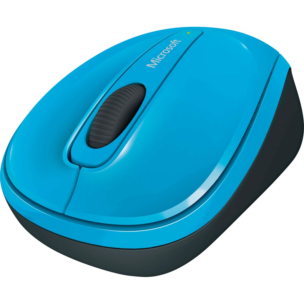 Microsoft Maus »Wireless Mobile Mouse 3500 Cyan Blue«, RF Wireless