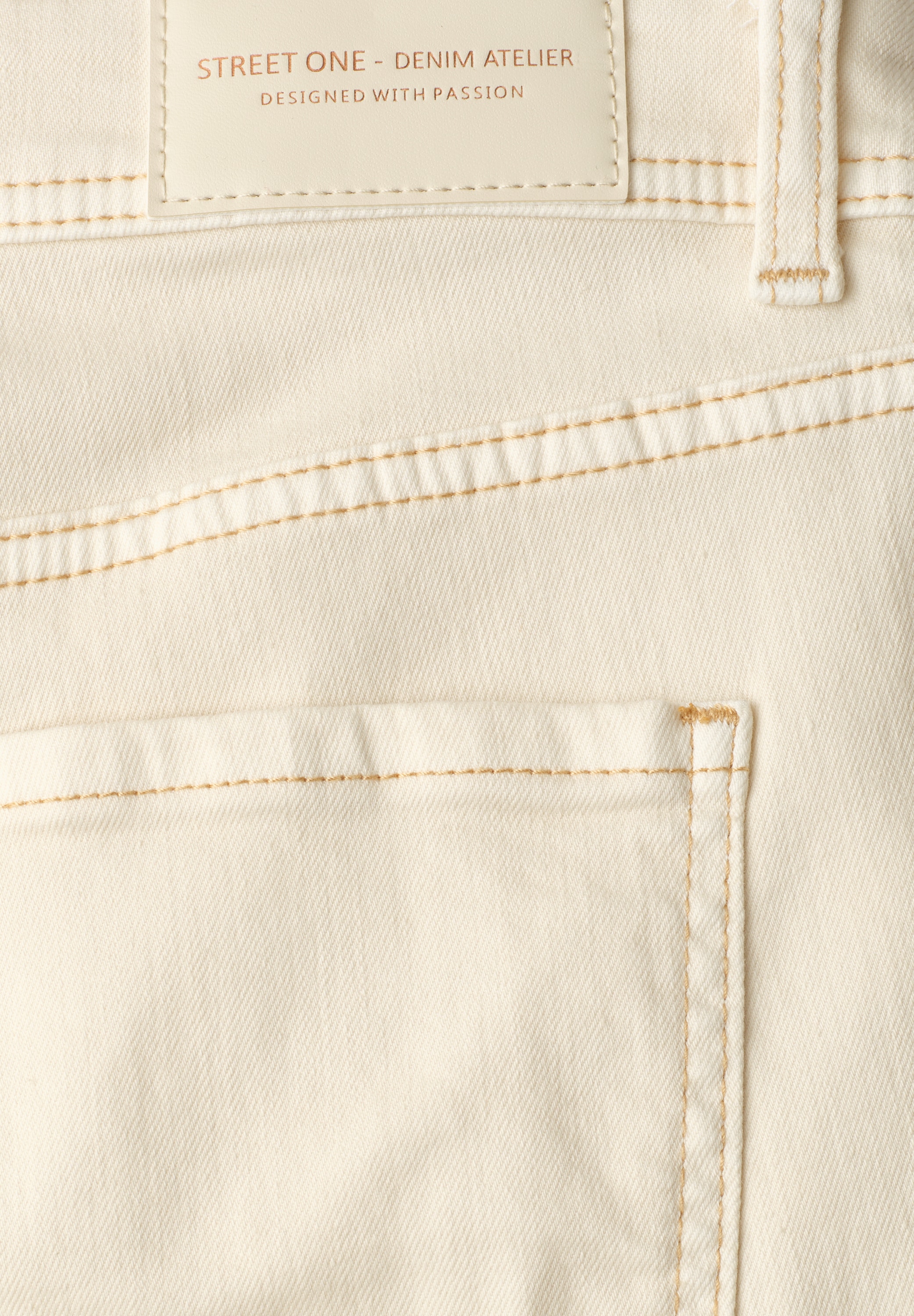 STREET ONE Straight-Jeans »Style Tilly« mit offenem Saum
