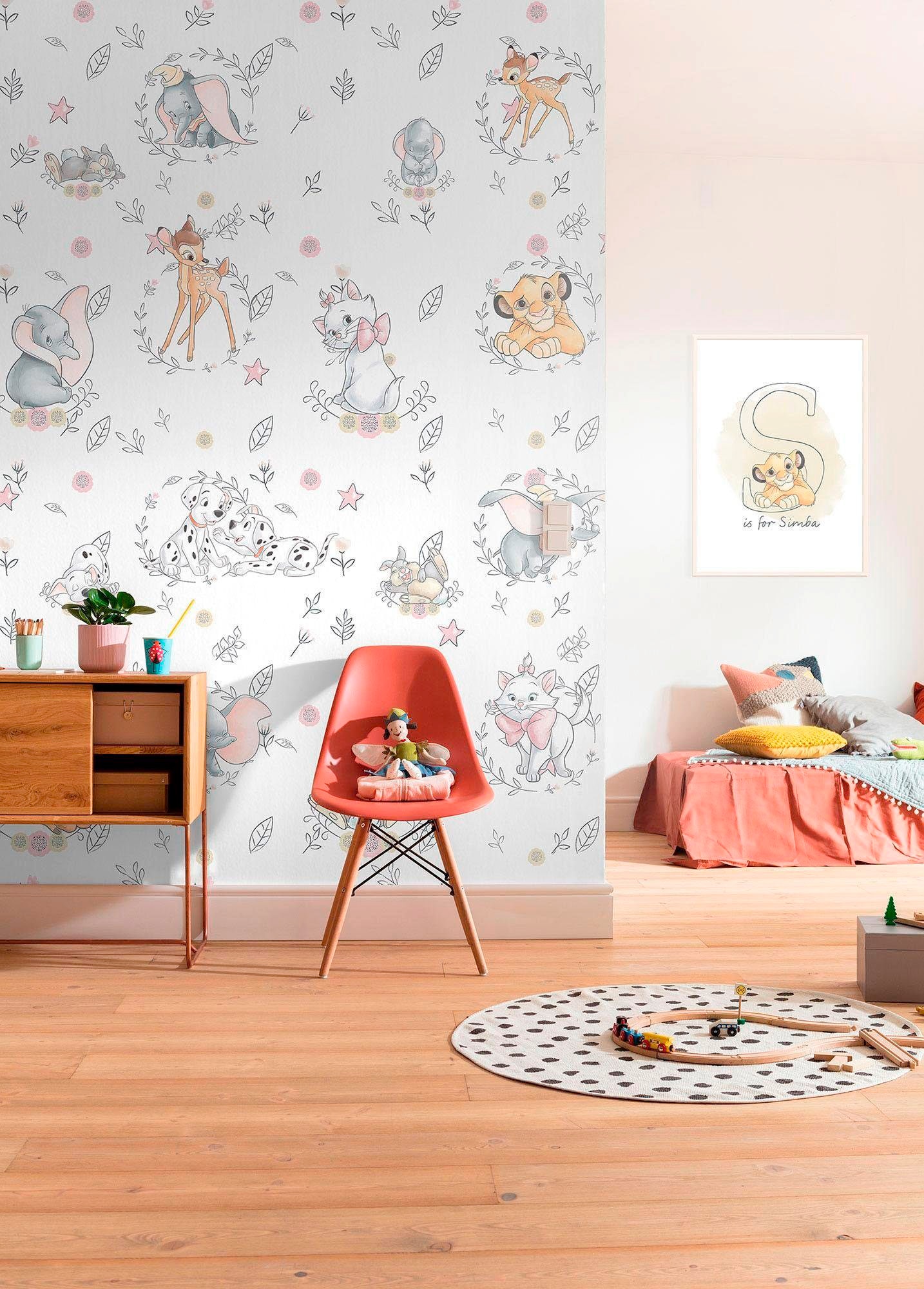 Komar Vliestapete »Digitaldruck Vlies - Best of Friends - Größe 200 x 280 cm«, bedruckt, Kinderzimmer
