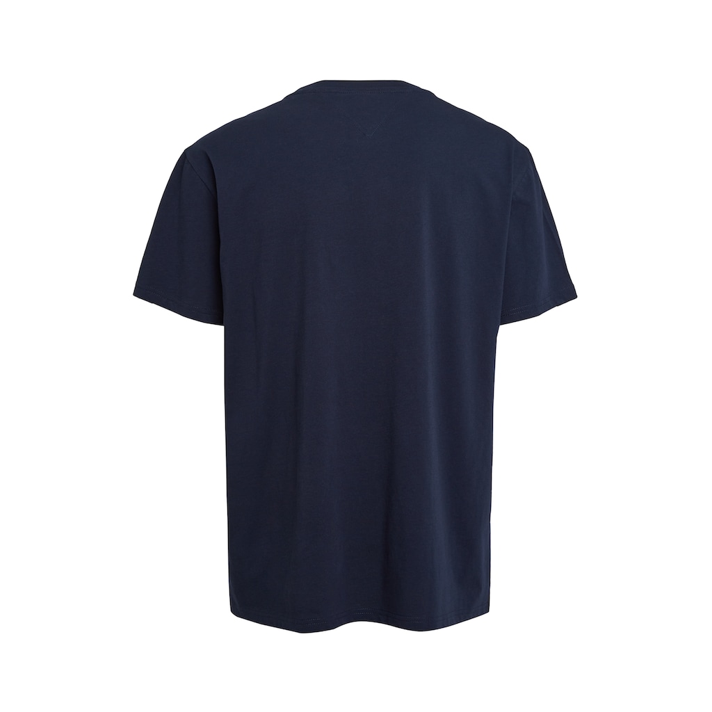 Tommy Jeans T-Shirt »TJM SLIM 2PACK S/S FLAG DNA TEE«, (Packung, 2er), mit großem Logodruck auf der Brust