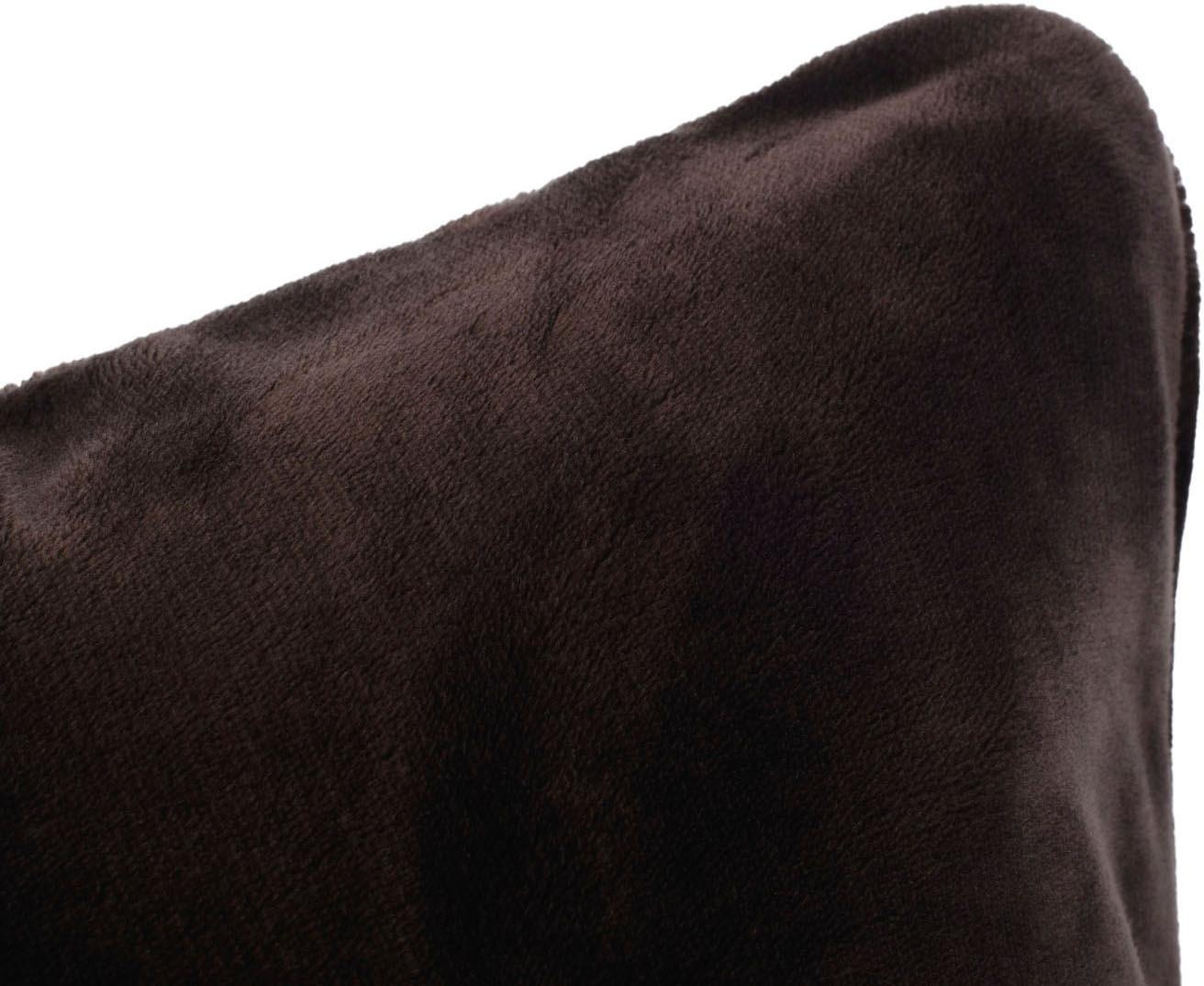 Gözze Dekokissen »Premium Cashmere-Feeling Kissen«, 50x50cm,passend zur Premium Cashmere-Feeling Decke,Kissenhülle&Füllung