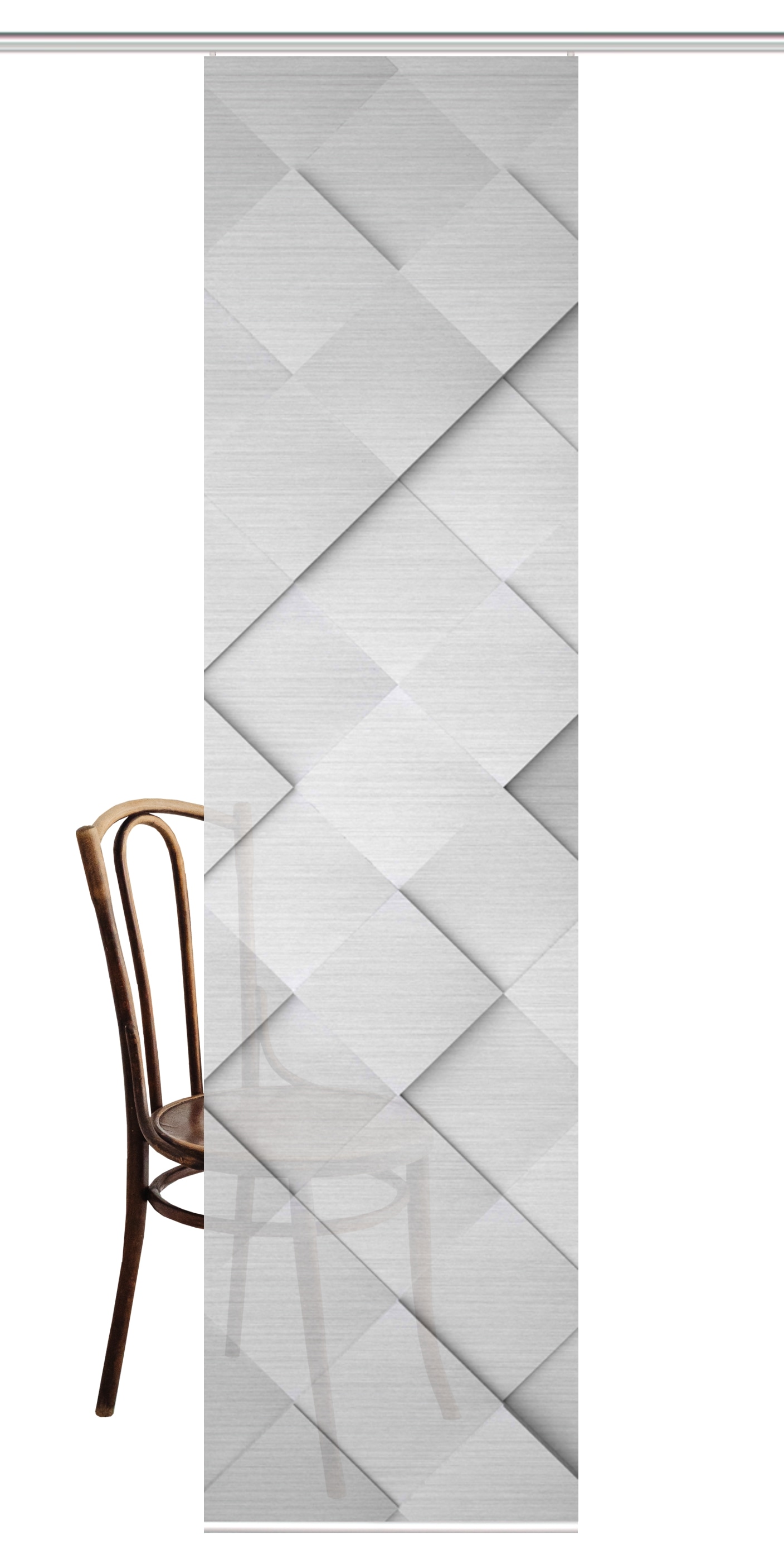 HOME in green Schiebegardine »SYLVIA« Paneelwagen 1 Stk. tlg. DIGITALBEDRUCKT, BAMBUSOPTIK RECYCELT