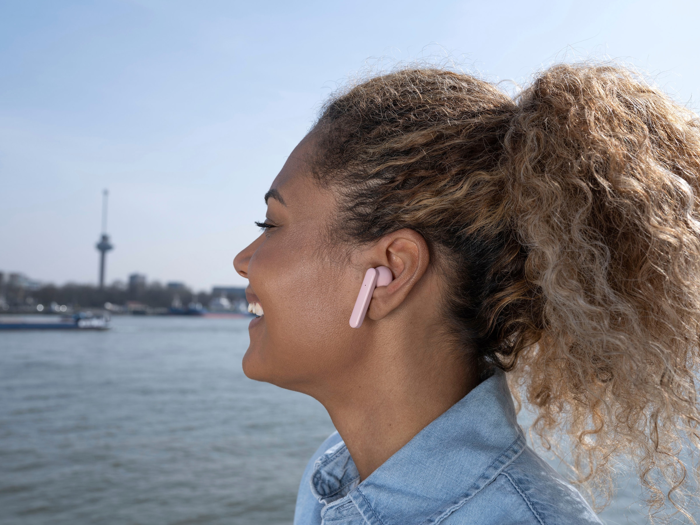 Trust Bluetooth-Kopfhörer »PRIMO TOUCH BT EARPHONES PINK«, Bluetooth ➥ 3  Jahre XXL Garantie | UNIVERSAL