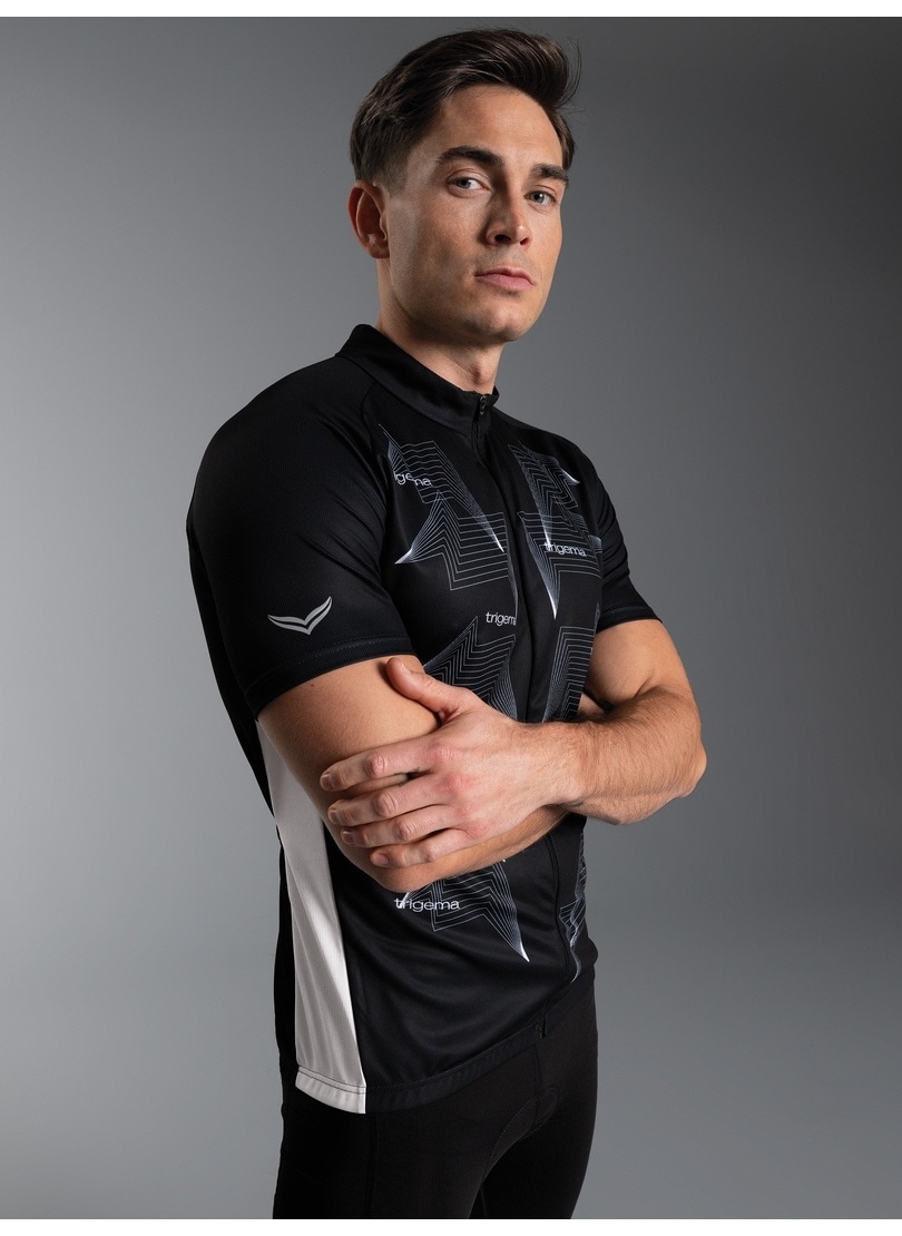Trigema Radtrikot »TRIGEMA Fahrradjacke mit abstraktem Design«