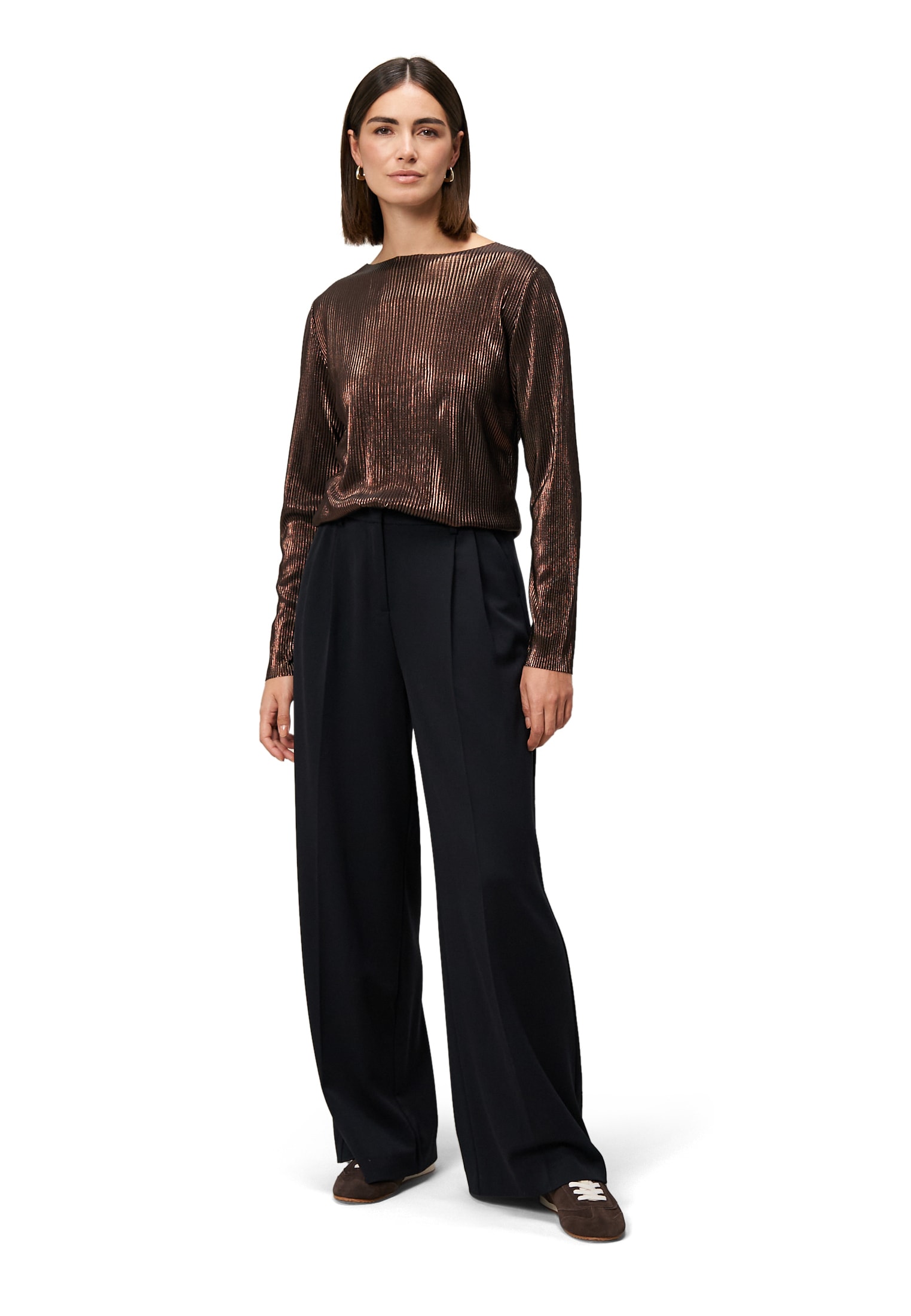 Zero Bundfaltenhose »Bundfaltenhose aus Viskose-Mix 32 Inch«