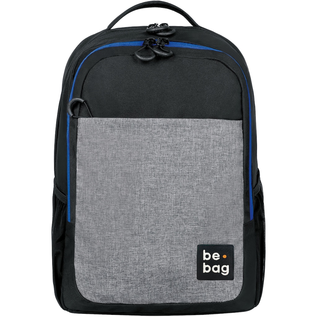 Herlitz Laptoprucksack »be.bag, be.clever, grey melange«