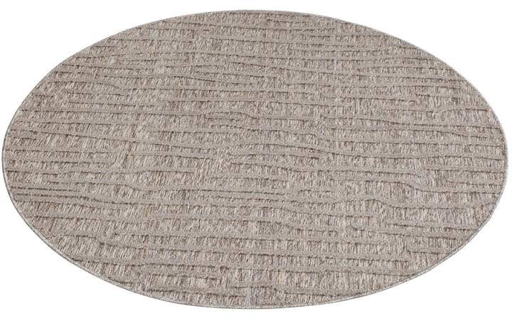 Carpet City Teppich »In-& Outdoorteppich Santorini 450, 3D-Effekt, Gestreift« rund 5 mm Höhe Wetterfest & UV-beständig für Terrasse, Balkon, Küche, Flur