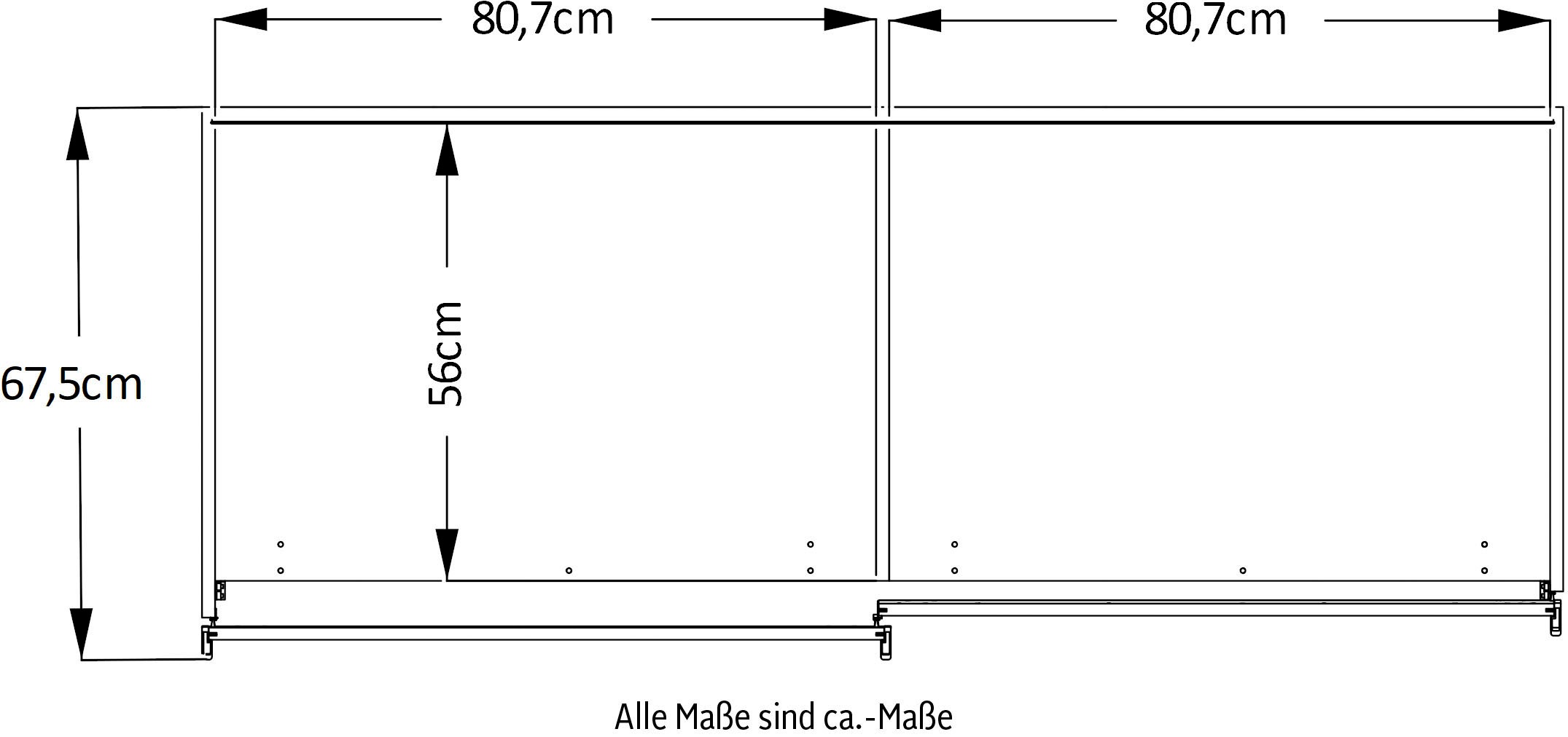 STAUD Schwebetürenschrank »Includo, Made in Germany« Mit vier verschiedenen Ausstattungsvarianten