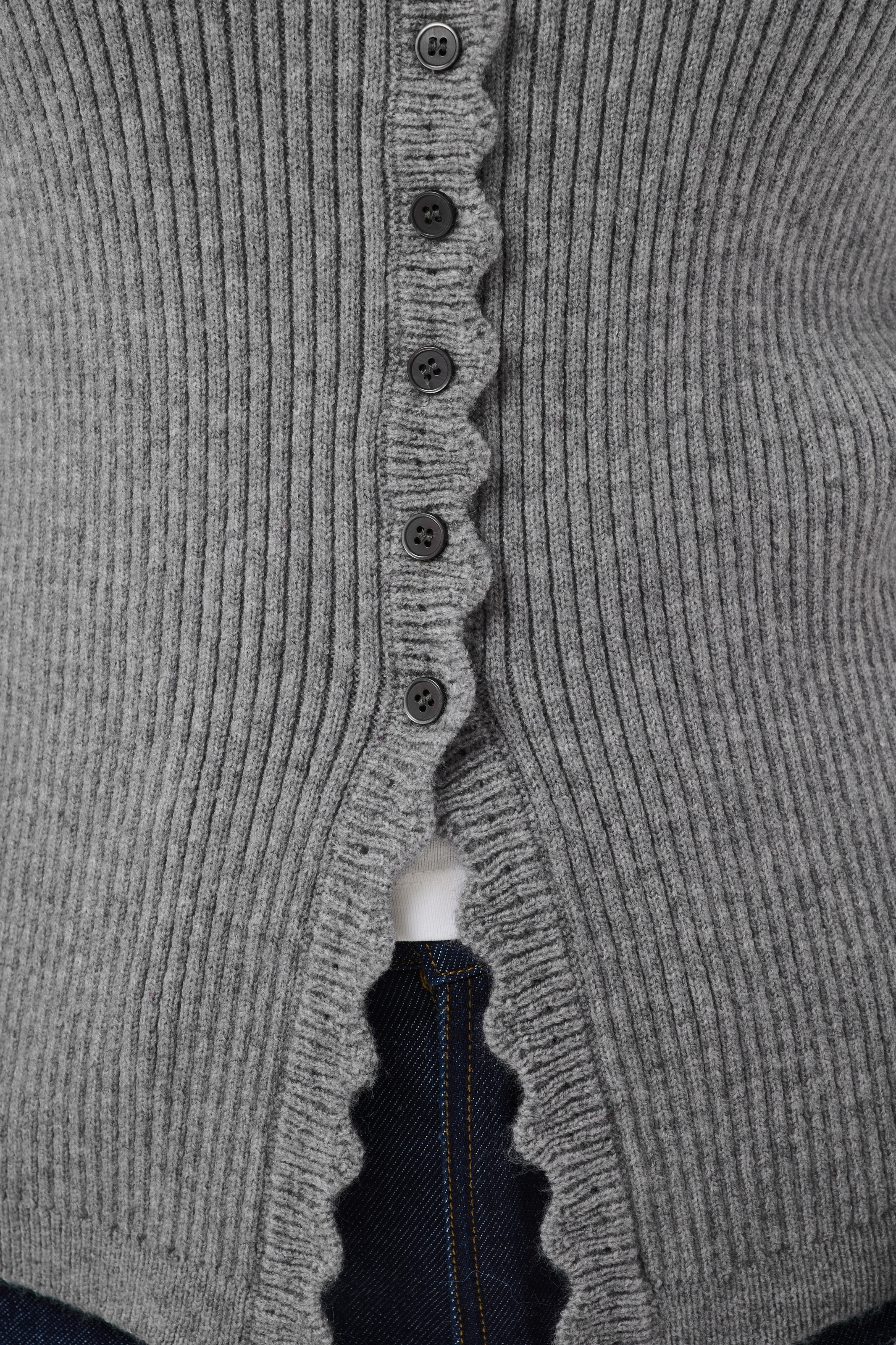 Saint Tropez Strickjacke »TristenSZ Cardigan« Materialmix, Fitted
