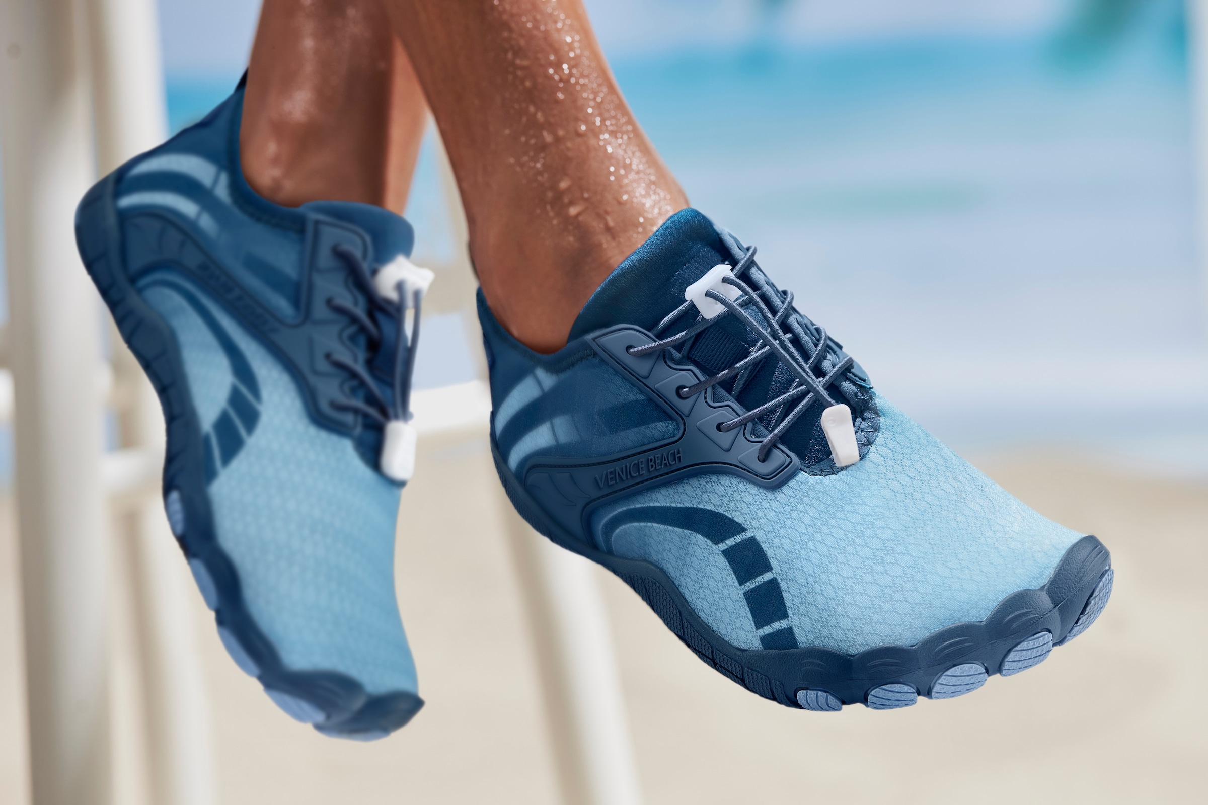Venice Beach Aquaschuh, mit Kordelzug, Badeschuh, Slipper, Wasserschuh, Unisex VEGAN