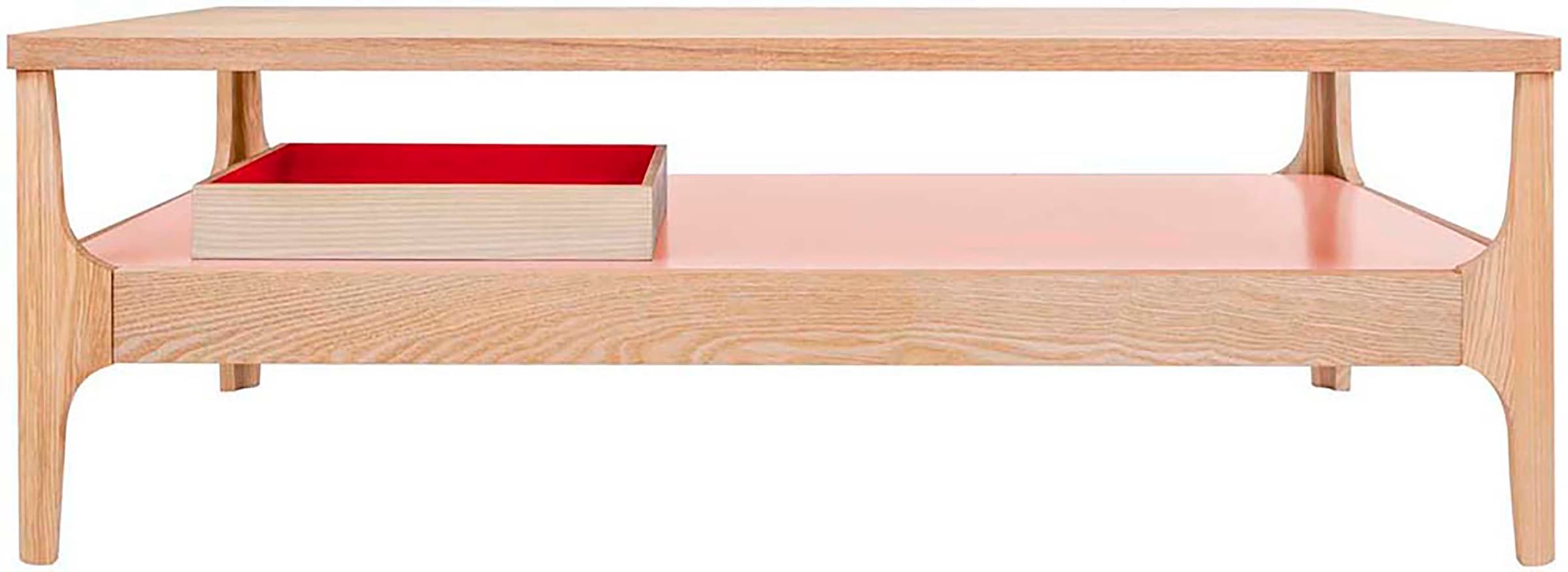 Kayoom Couchtisch »Kaffeetisch Addison, Couchtisch, offenes, ausgefallenes Design« 1 Stk. tlg. Ausgefallenes Design, Tischbeine aus Massivholz, aus robustem Material