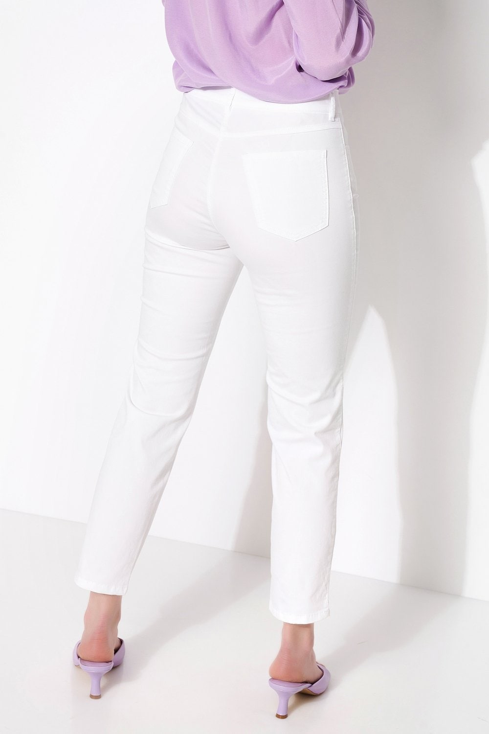 TONI 7/8-Jeans, geschlitzt, mit Stretch