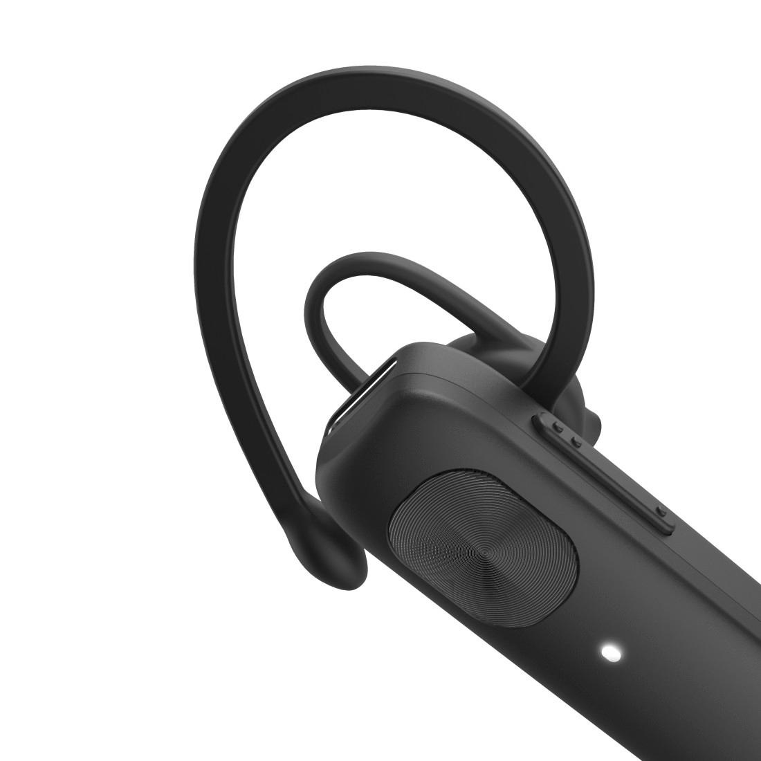 Hama Bluetooth-Kopfhörer »Mono-Bluetooth®-Headset, Multipoint, Lautstärkeregler« Sprachsteuerung extra lange Standby Zeit