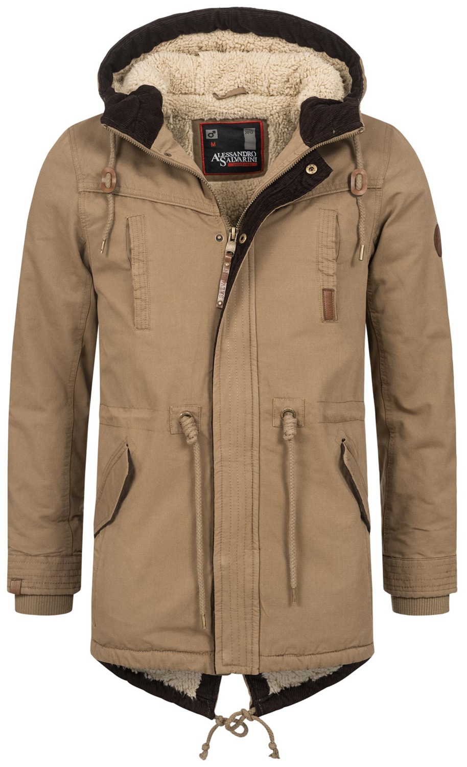 Winterjacke »A. Salvarini Herren Winterparka AS280«