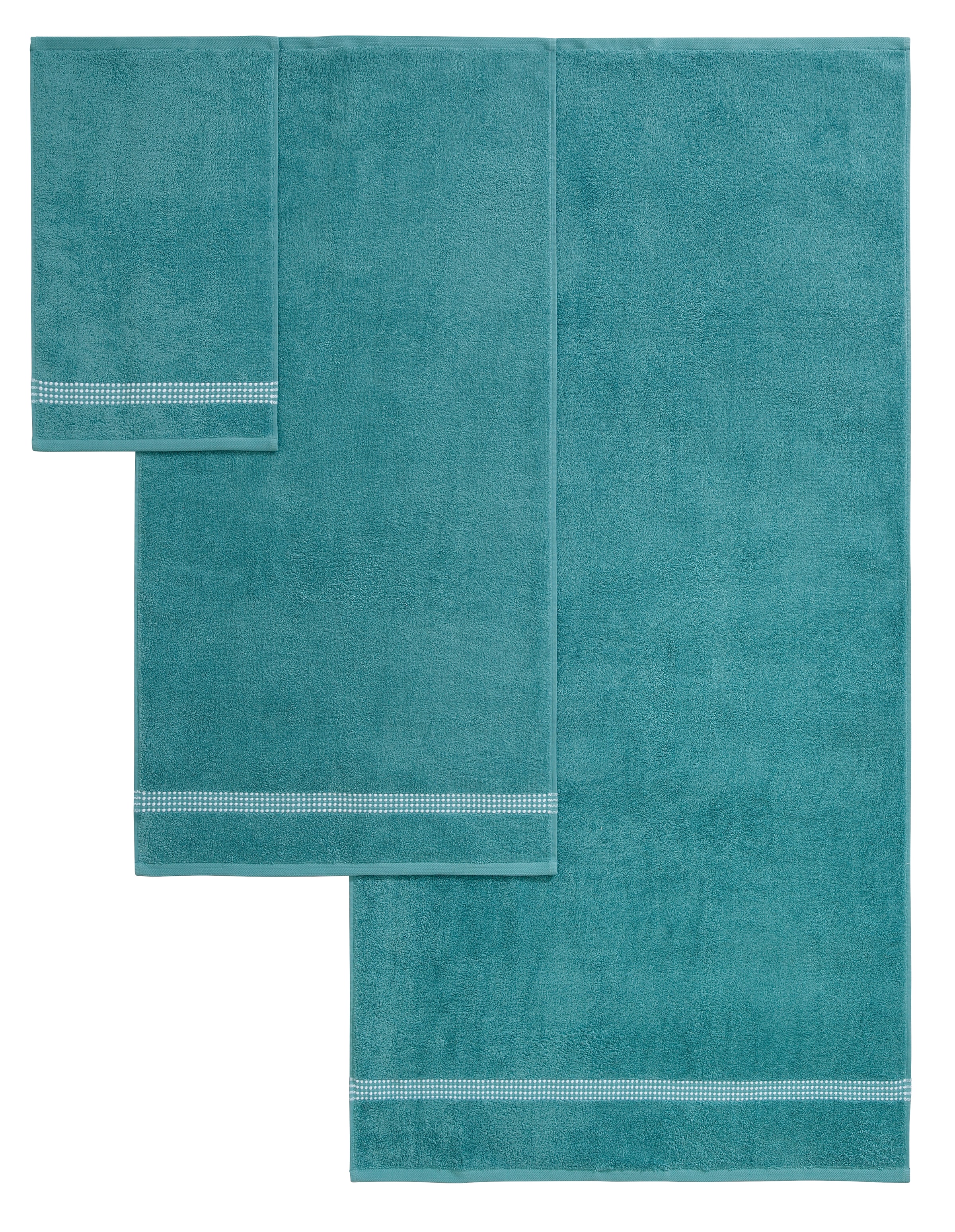 OTTO home Handtuch Set »Kapra, Premium Handtücher, 100% Baumwolle, 500 gr/m², 10-tlg.« Set 10 Frottier 2 Duschtücher, 4 Handtücher, 4 Gästehandtücher, 5 Jahre Garantie
