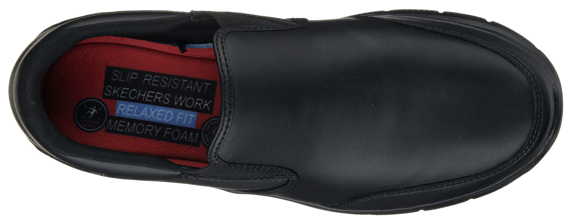 Skechers Berufsschuh »FLEX ADVANTAGE SR«, Slipper für Gastronomie, Pflege, Krankenhaus mit Stretcheinsatz