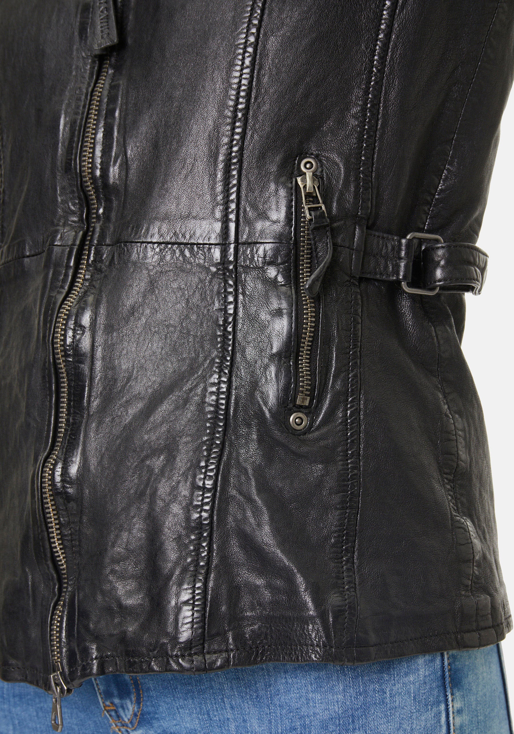 Mauritius Lederjacke »GWYelli«