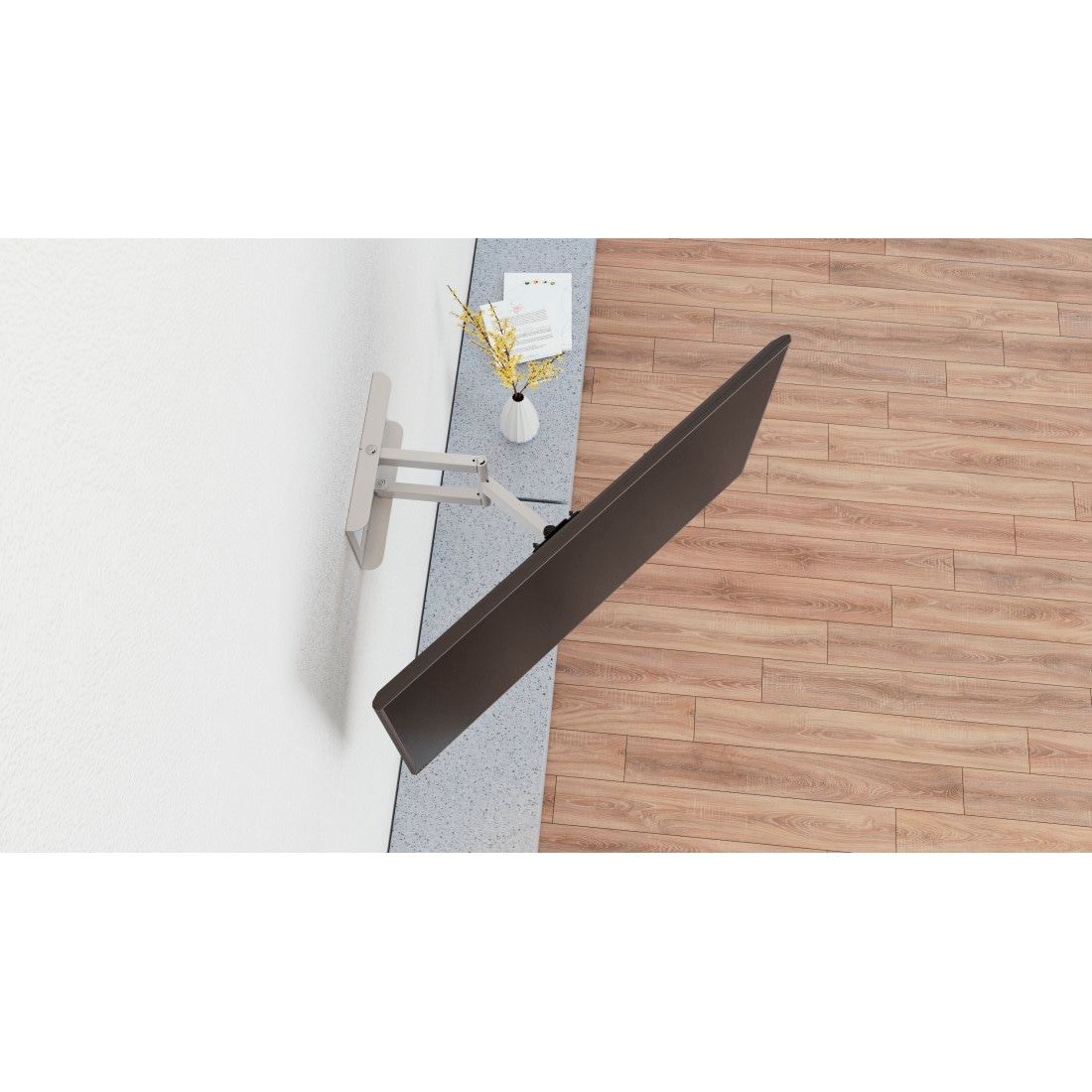 Hama TV-Wandhalterung »Wandhalterung (neigbar, schwenkbar, ausziehbar, 32"- 65", VESA400x400)« bis 165 cm Zoll