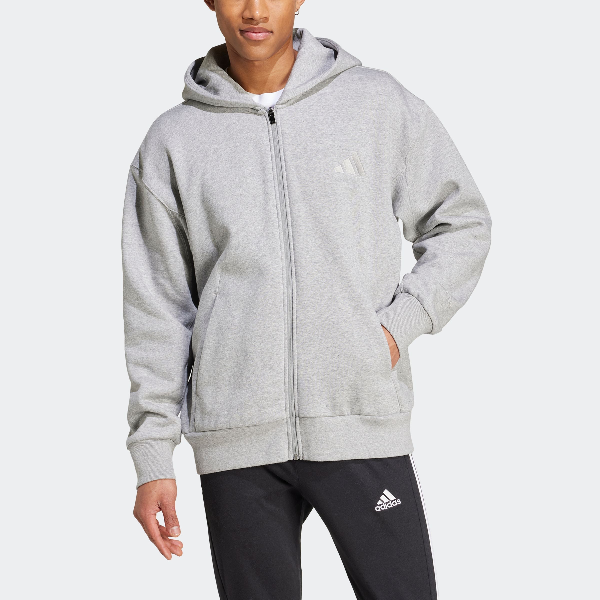 adidas Sportswear Kapuzensweatshirt »M A SZN FL FZ«, Kapuzenjacke mit Reißverschluss