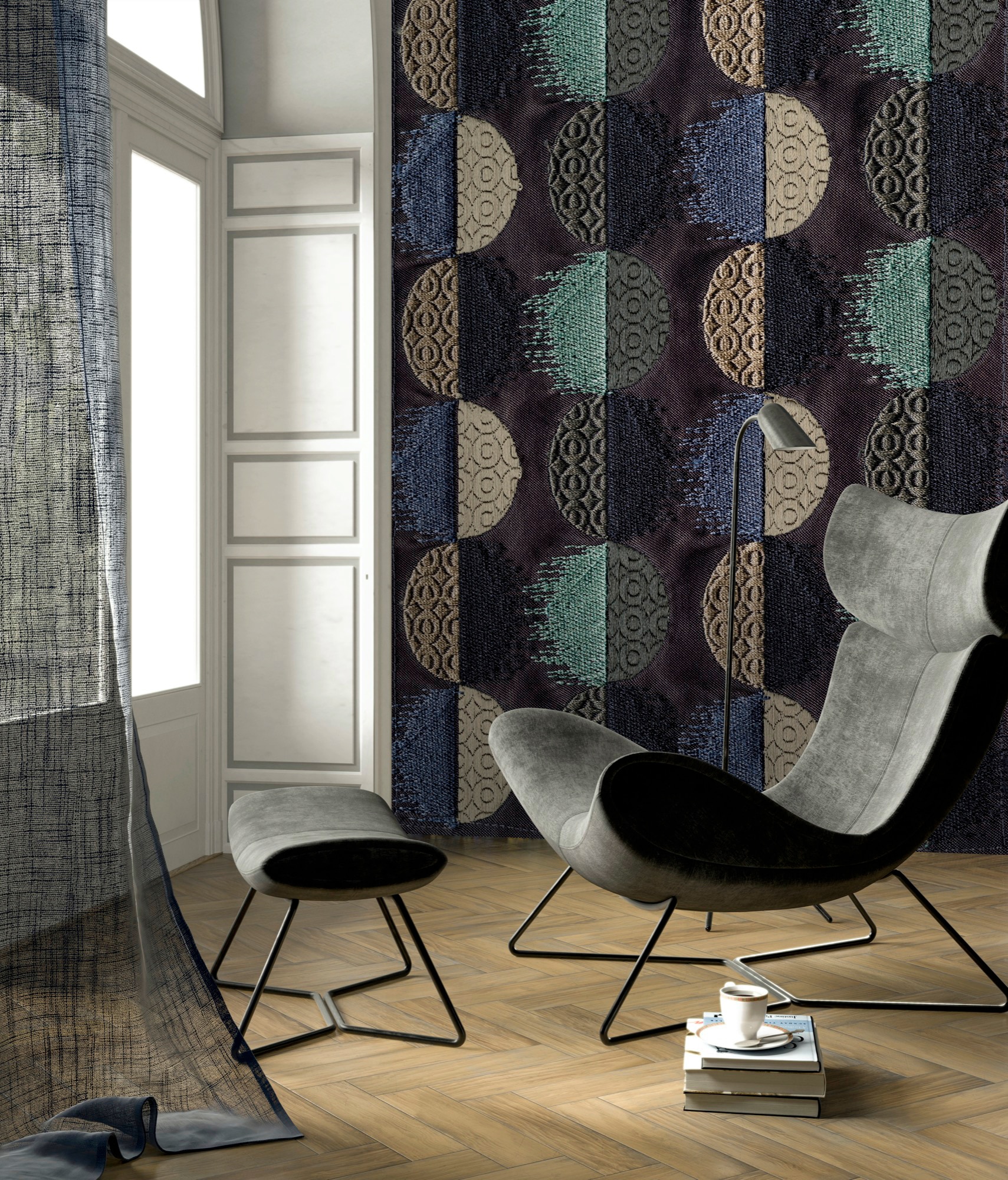 Komar Vliestapete »Digitaldruck Vlies -  Moon Dance - Größe 200 x 280 cm« bedruckt glatt Wohnzimmer, Schlafzimmer