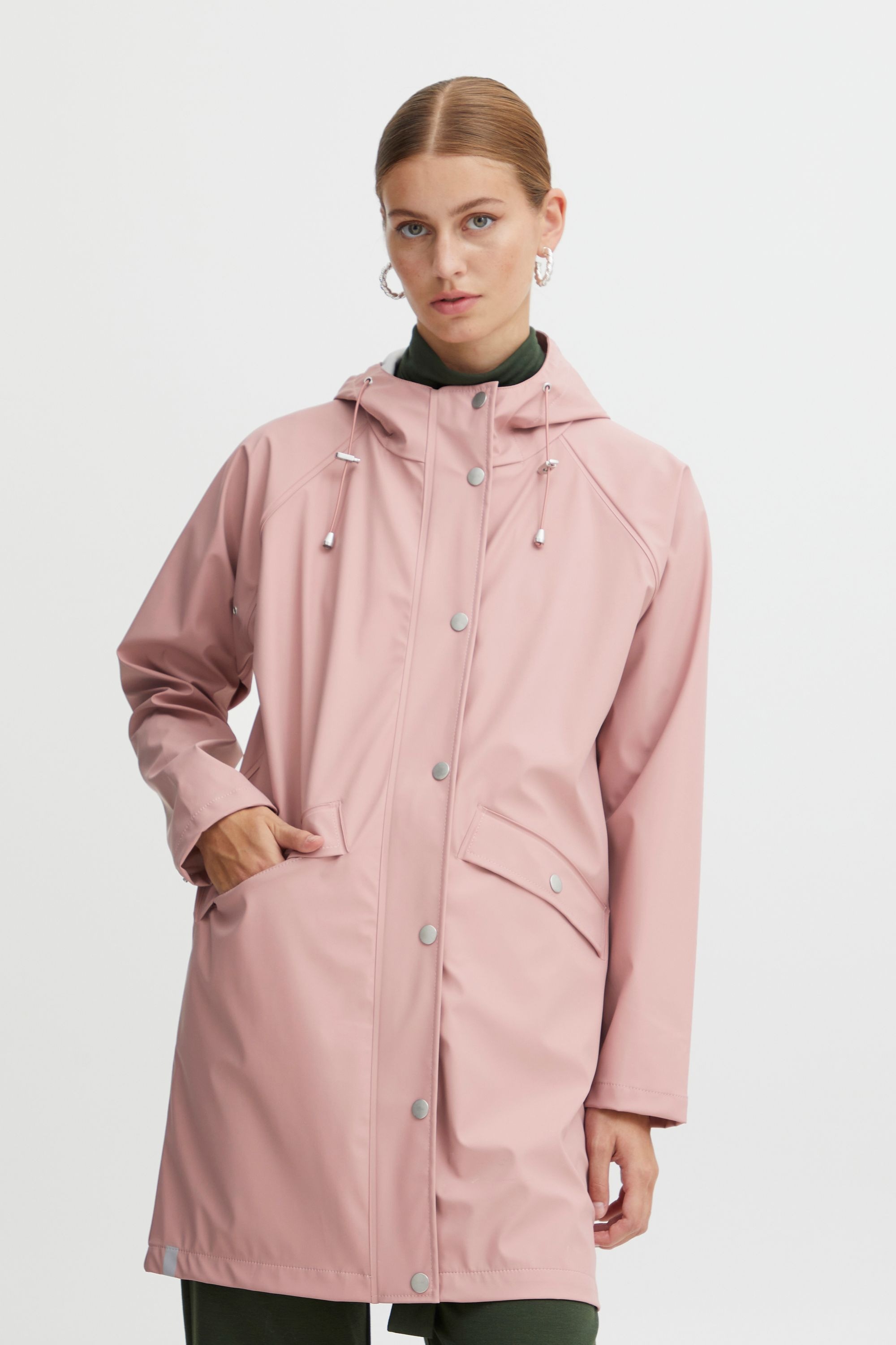 Ichi Regenjacke »Regenjacke IHTazi«, mit Kapuze