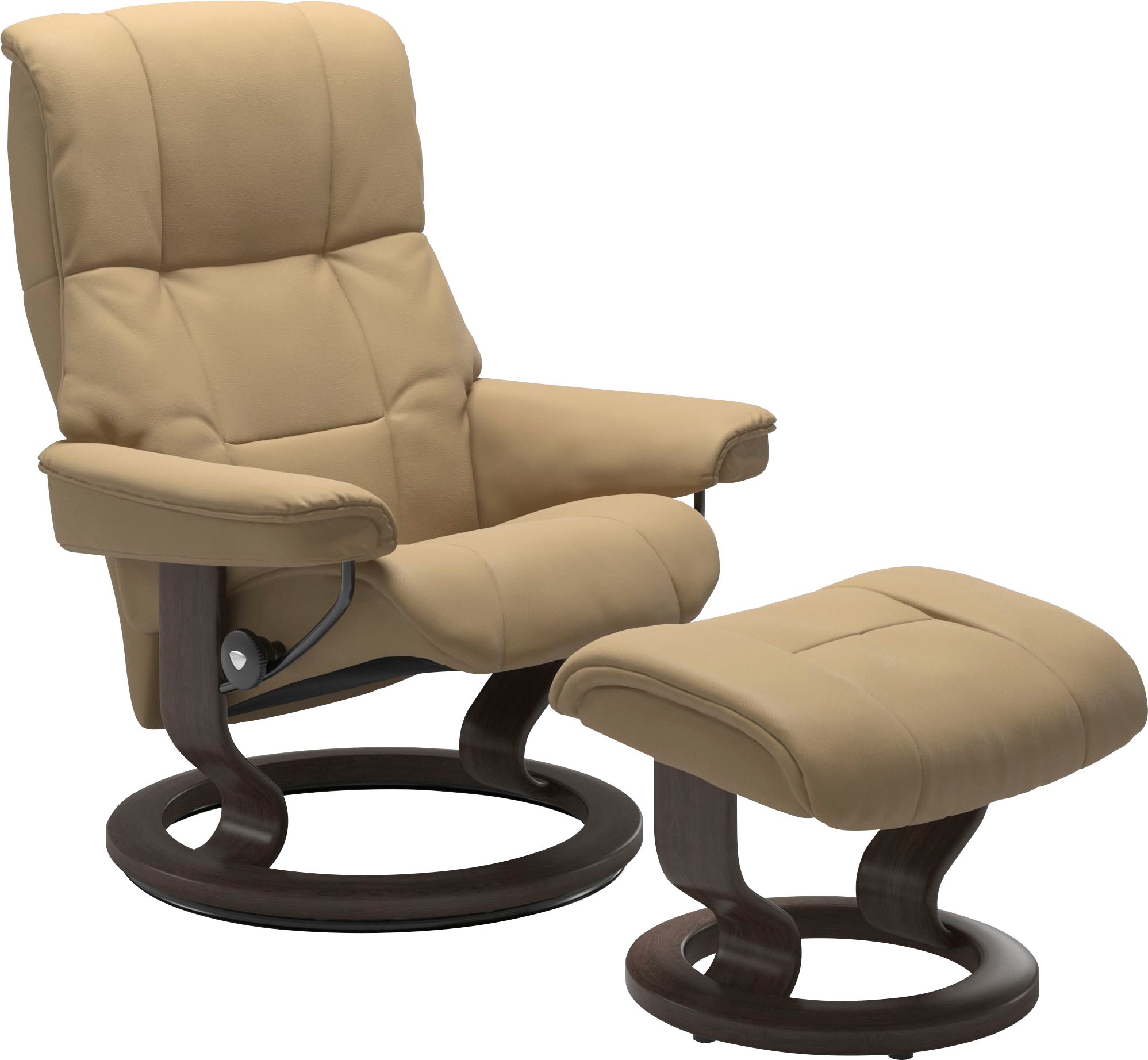 Stressless® Relaxsessel »Mayfair«, (Set, Relaxsessel mit Hocker), mit Hocker, mit Classic Base, Größe S, M & L, Gestell Wenge