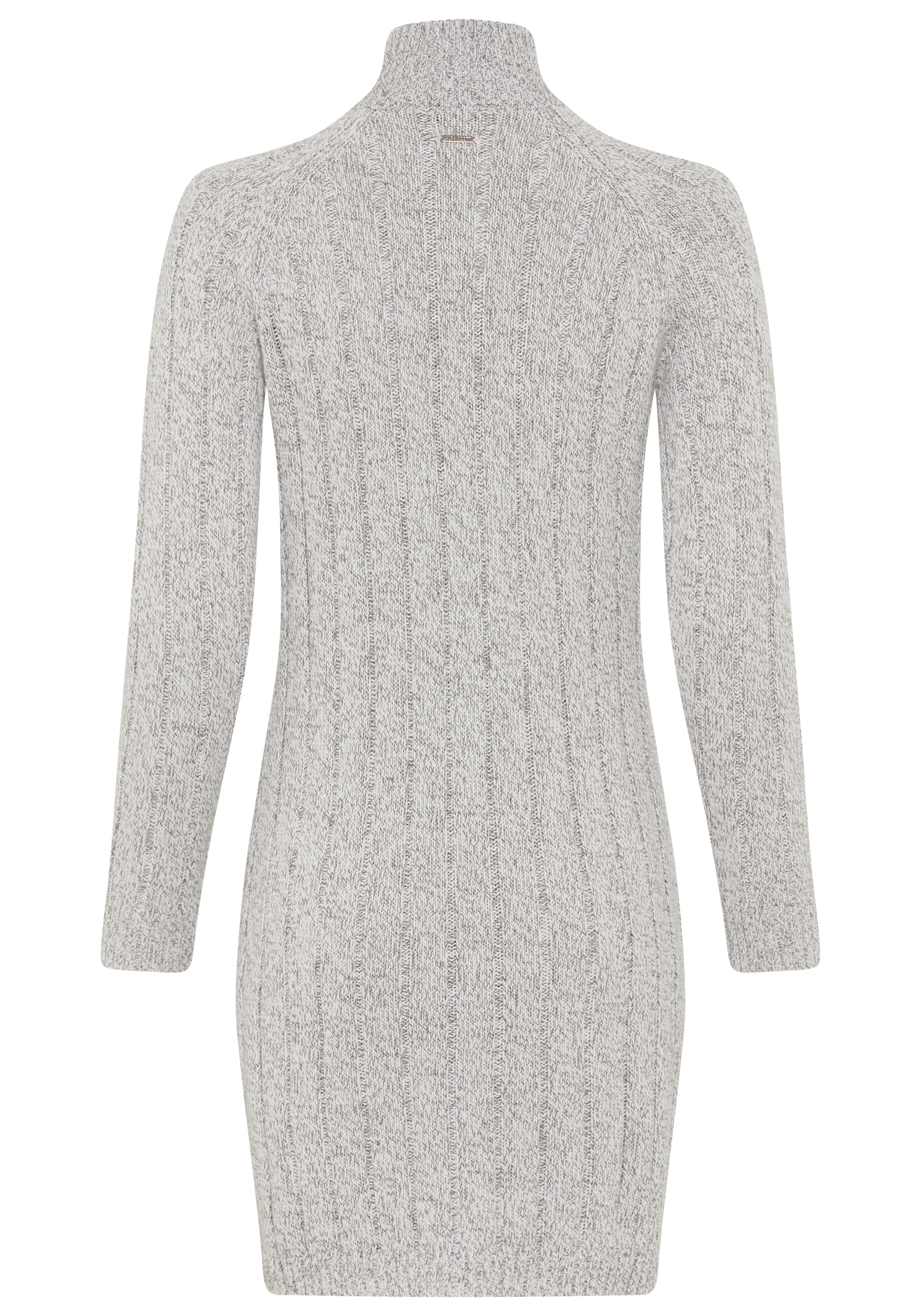 Laura Scott Strickkleid Ohne Tasche | Ohne Taschen mit Troyer-Ausschnitt in Rippstrick - NEUE KOLLEKTION