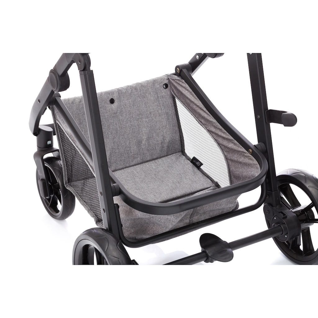 Fillikid Kombi-Kinderwagen »Panther, hellgrau«, 22 kg, mit Babyschale; Kinderwagen