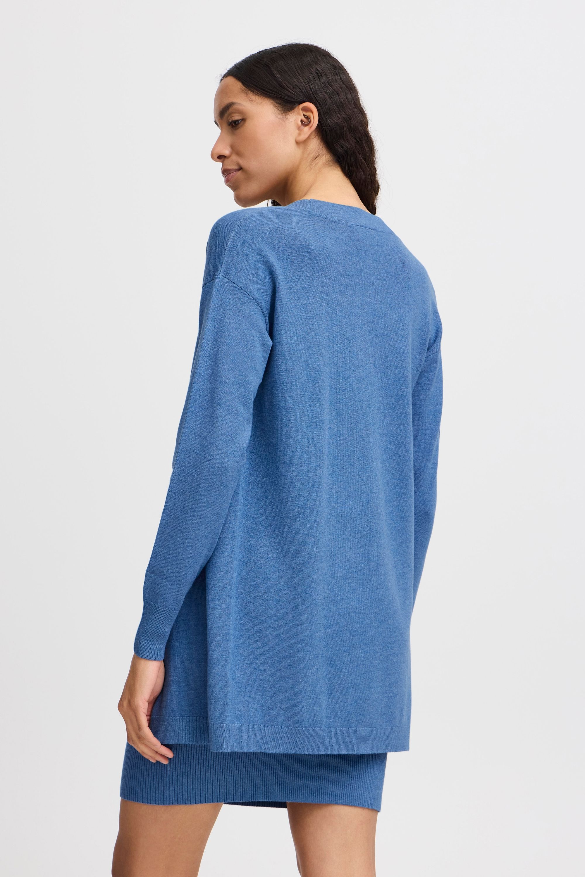 b.young Strickjacke »Strickjacke BYMMMORLA LONG CARDIGAN -«