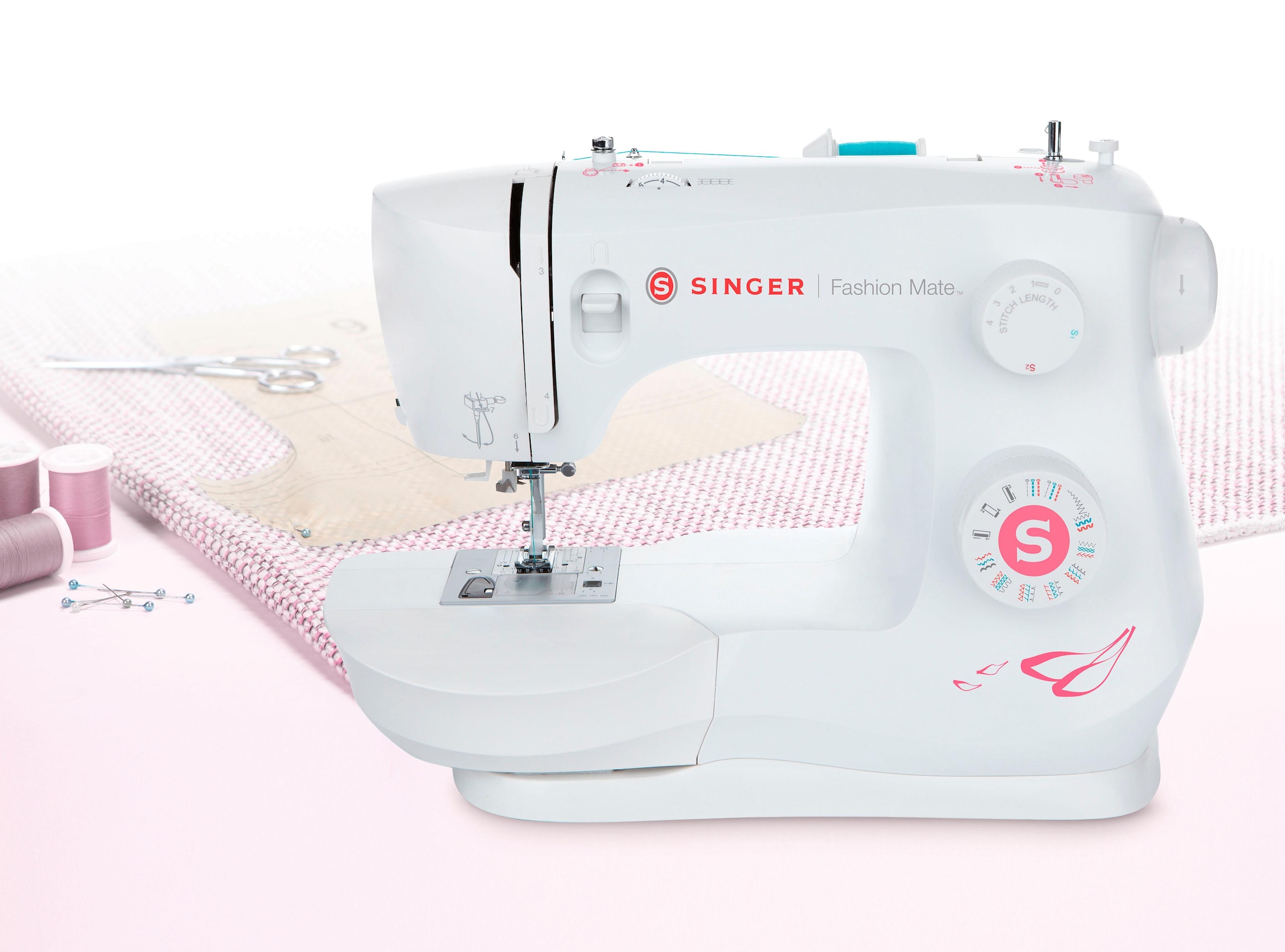 Singer Freiarm-Nähmaschine »Fashion Mate 3333«, 23 Programme