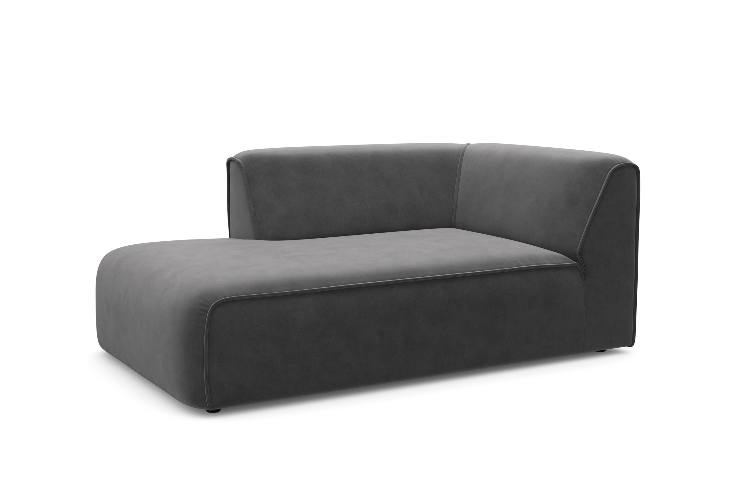 RAUM.ID Ottomane »Merid Chaiselongue, Maße B/T/H: 100/162/70 cm«, als Modul oder separat verwendbar, für individuelle Zusammenstellung