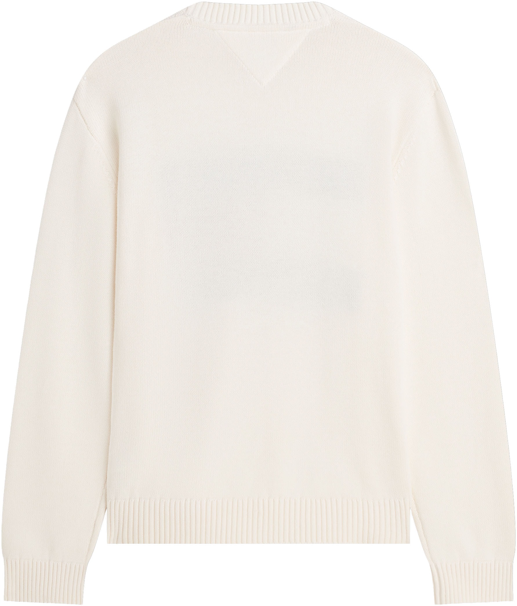 Tommy Jeans Strickpullover »REGULAR FLAG SWEATER« Regular fit mit Rundhalsausschnitt