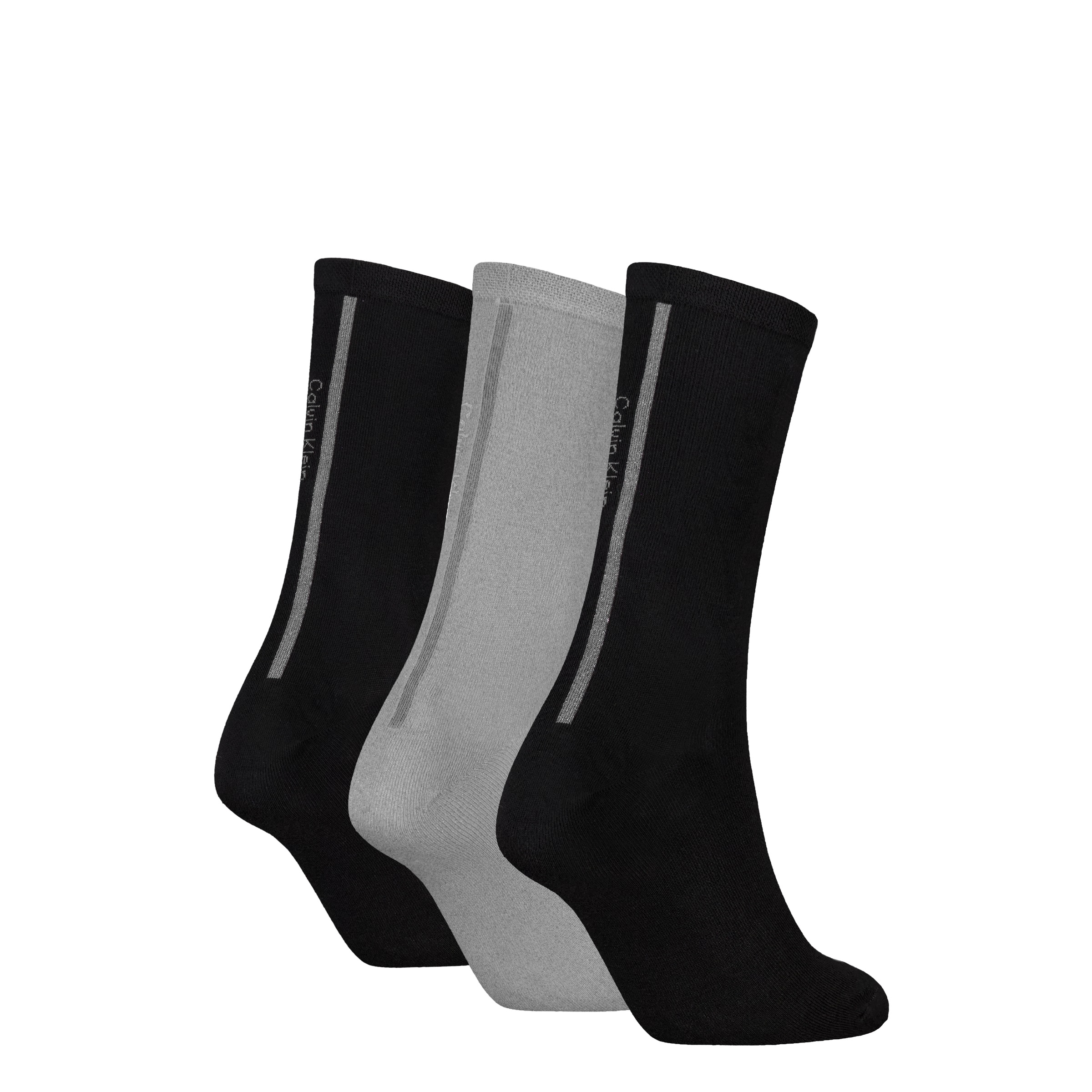 Calvin Klein Socken »CK WOMEN SOCK 3P GIFTBOX LUREX STRIPE«, (3er Pack)