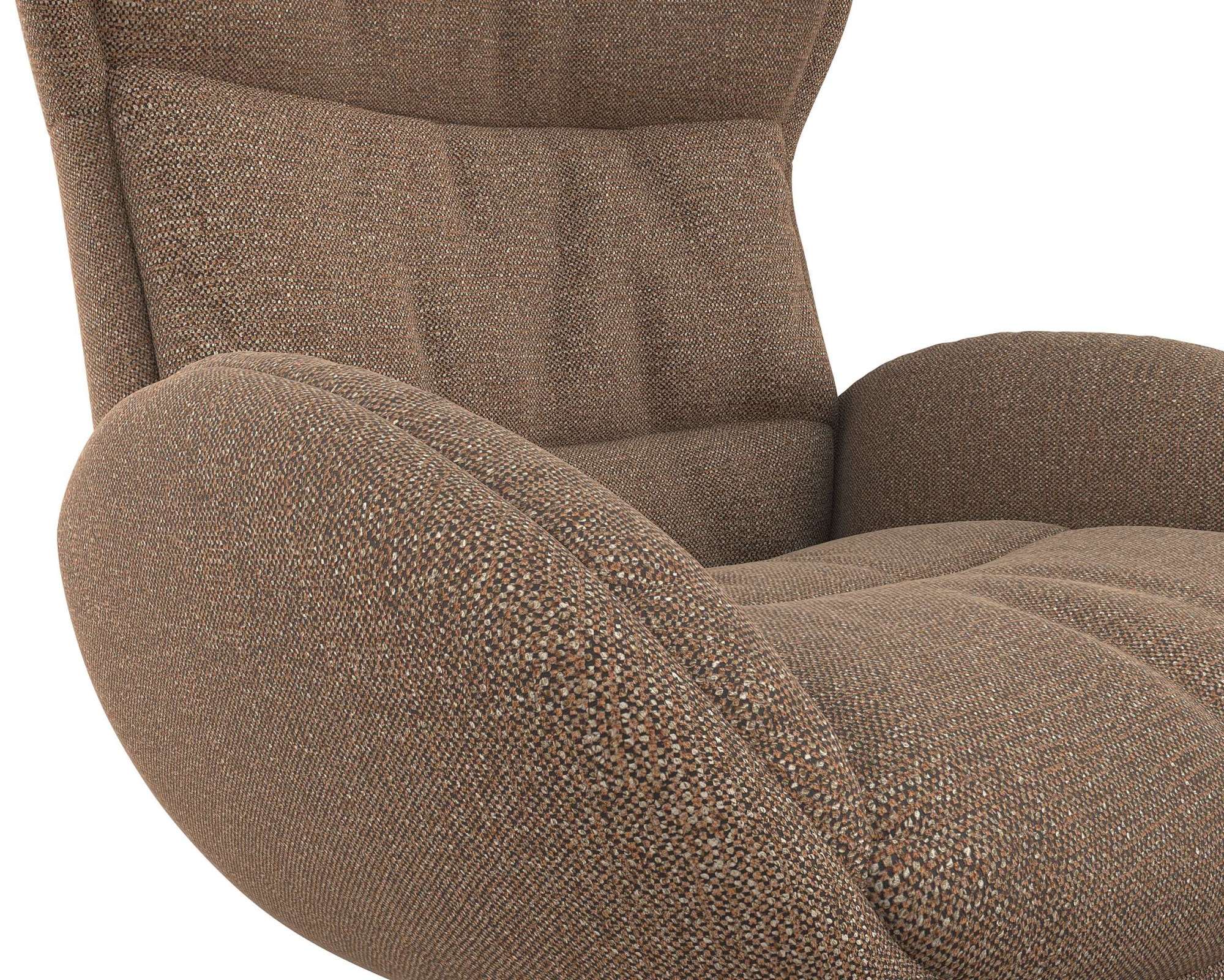 FLEXLUX Relaxsessel »Haze, TV-Sessel, Fernsehsessel, Polstersessel,«, Rückenteilverstellung, drehbar, Fuß Alu