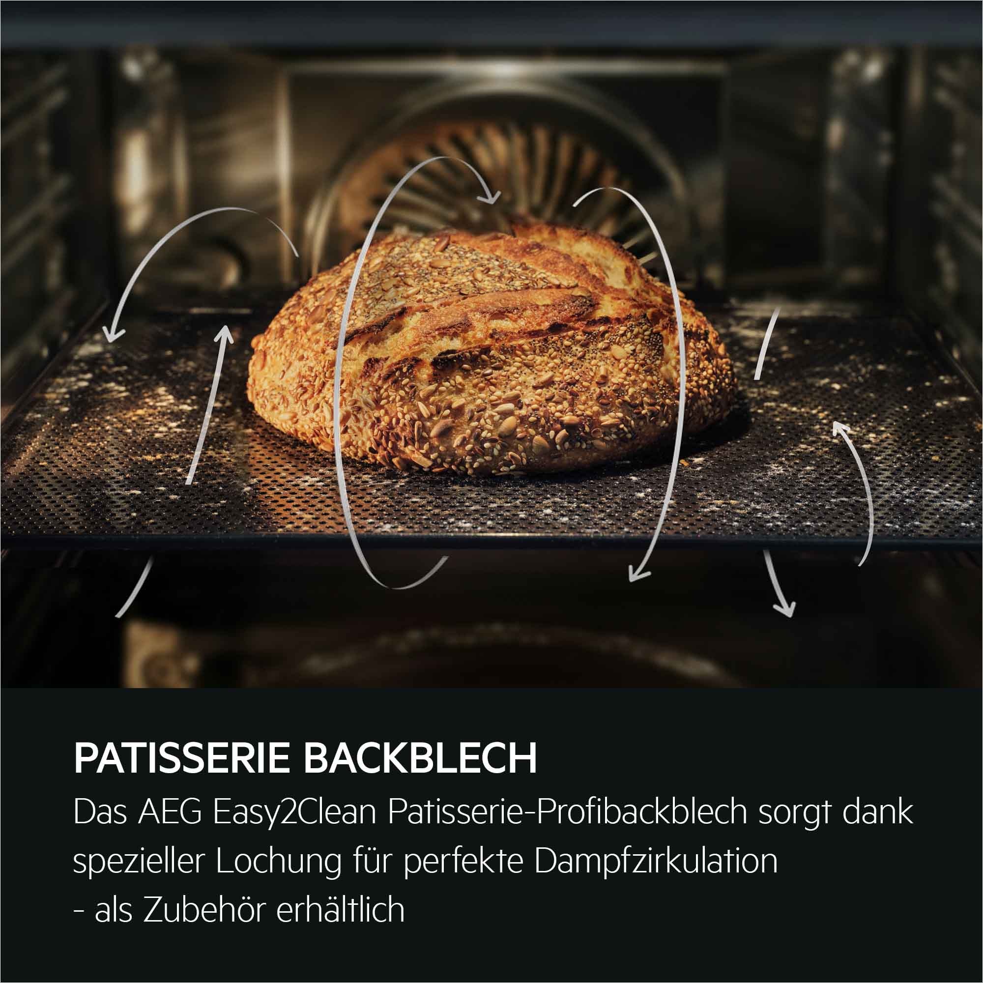 AEG Pyrolyse Backofen 6000 »TR6PB50WSB 949494897« mit Pyrolyse-Selbstreinigung 25% Dampfzufuhr, Pyrolyse, Kerntemperatursensor, Grillstufe, WiFi