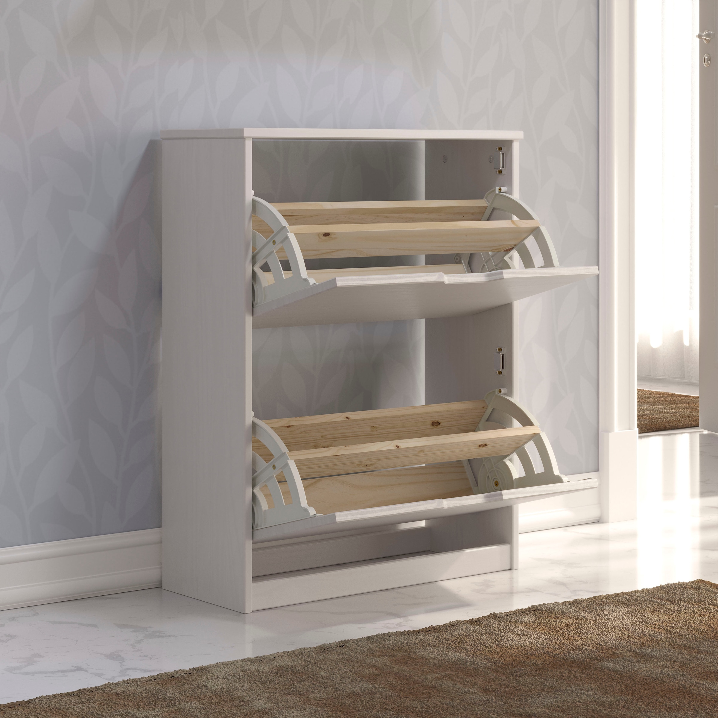 INTER-FURN Schuhschrank »Mestre«, praktisch und aus massiver Kiefer