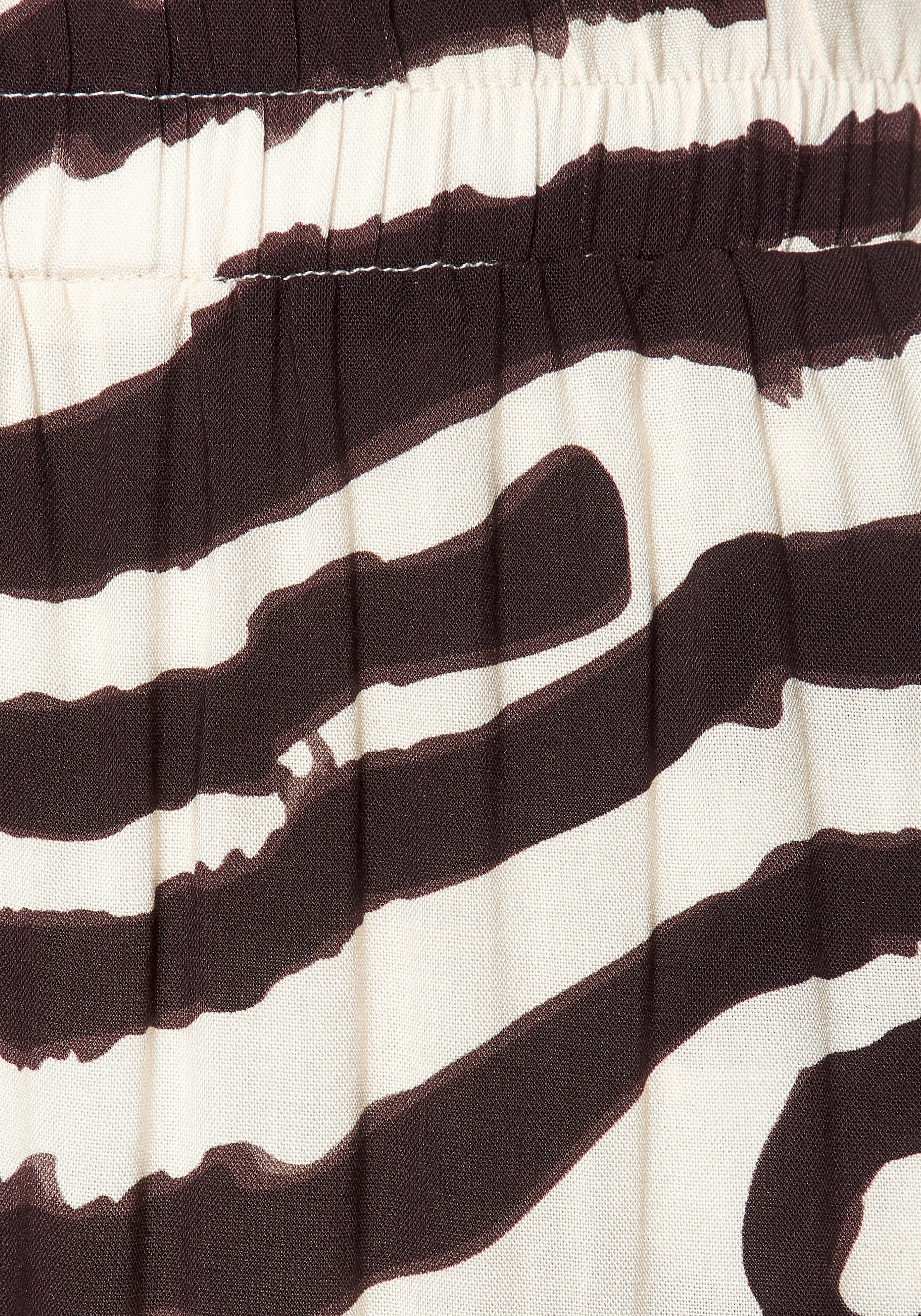 LASCANA Palazzohose  mit Animalprint, Schlupfhose, Wide-Leg, luftige Sommerhose, modisch