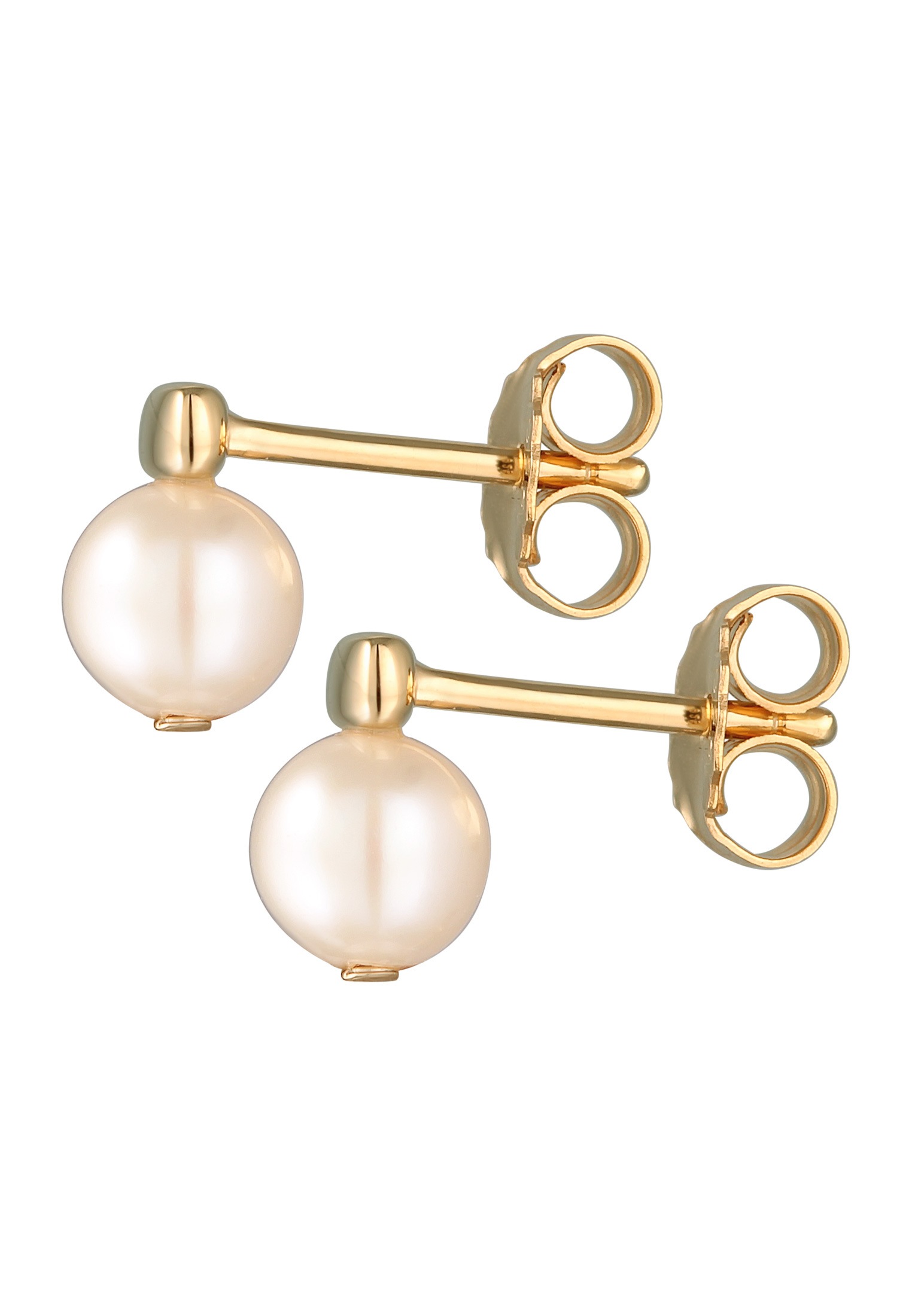 Elli Premium Paar Ohrstecker »Ohrringe Süßwasserperlen Modisch 925 Silber«