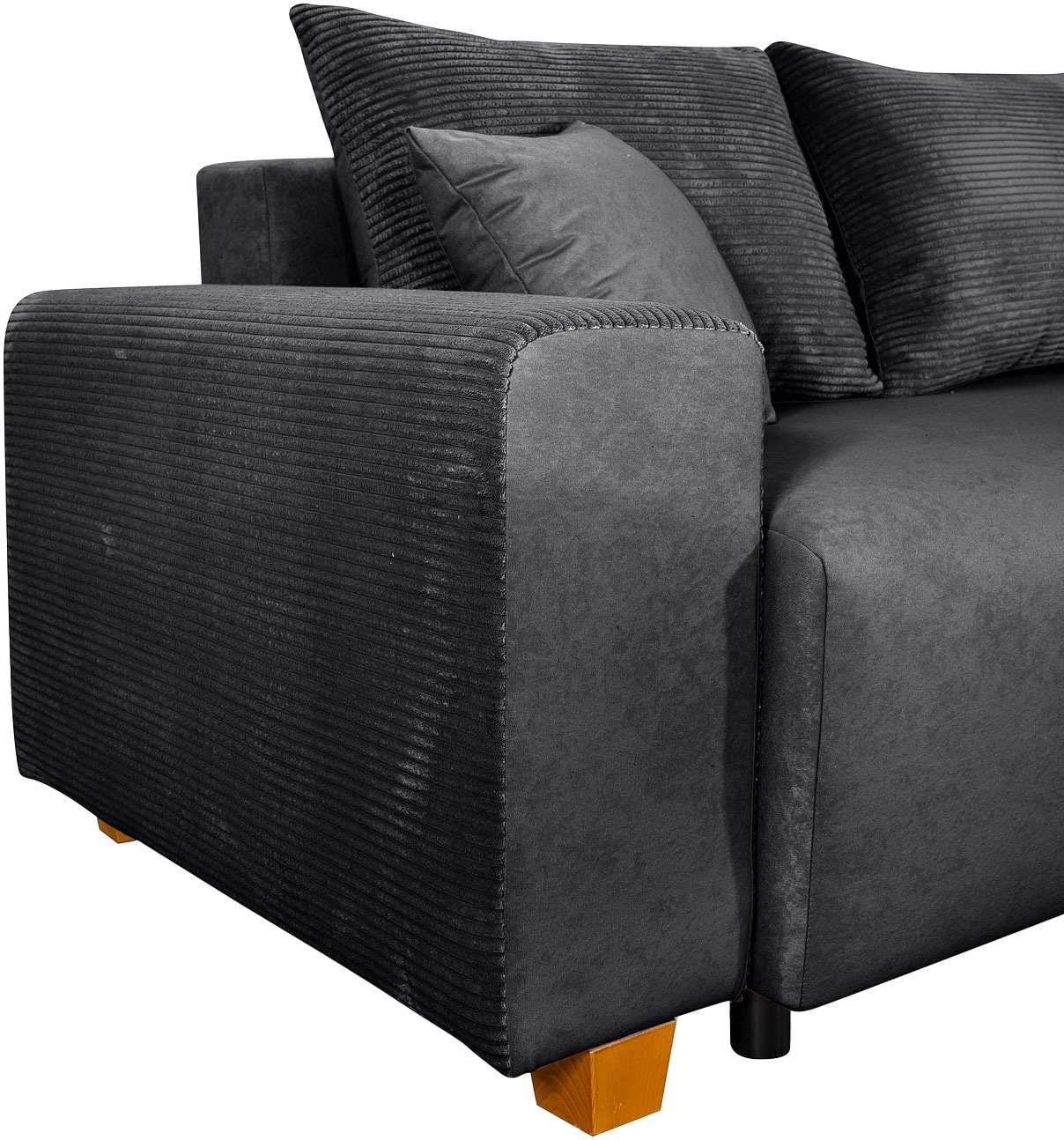COLLECTION AB Schlafsofa »Yves, Liegefläche (B/T): 142/194 cm«, inkl. Bettfunktion, Bettkasten, Federkern & Zierkissen