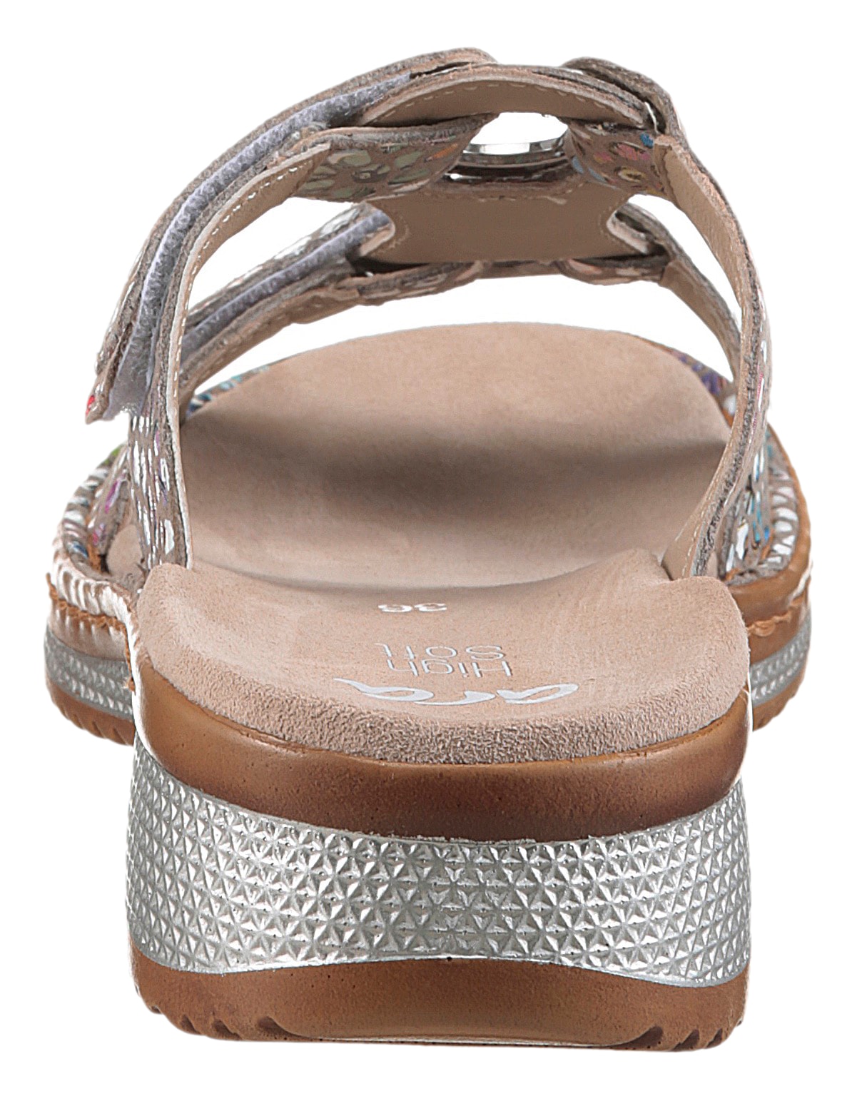 Ara Pantolette »HAWAII«, Keilabsatz, Sommerschuh, Schlappen mit Klett