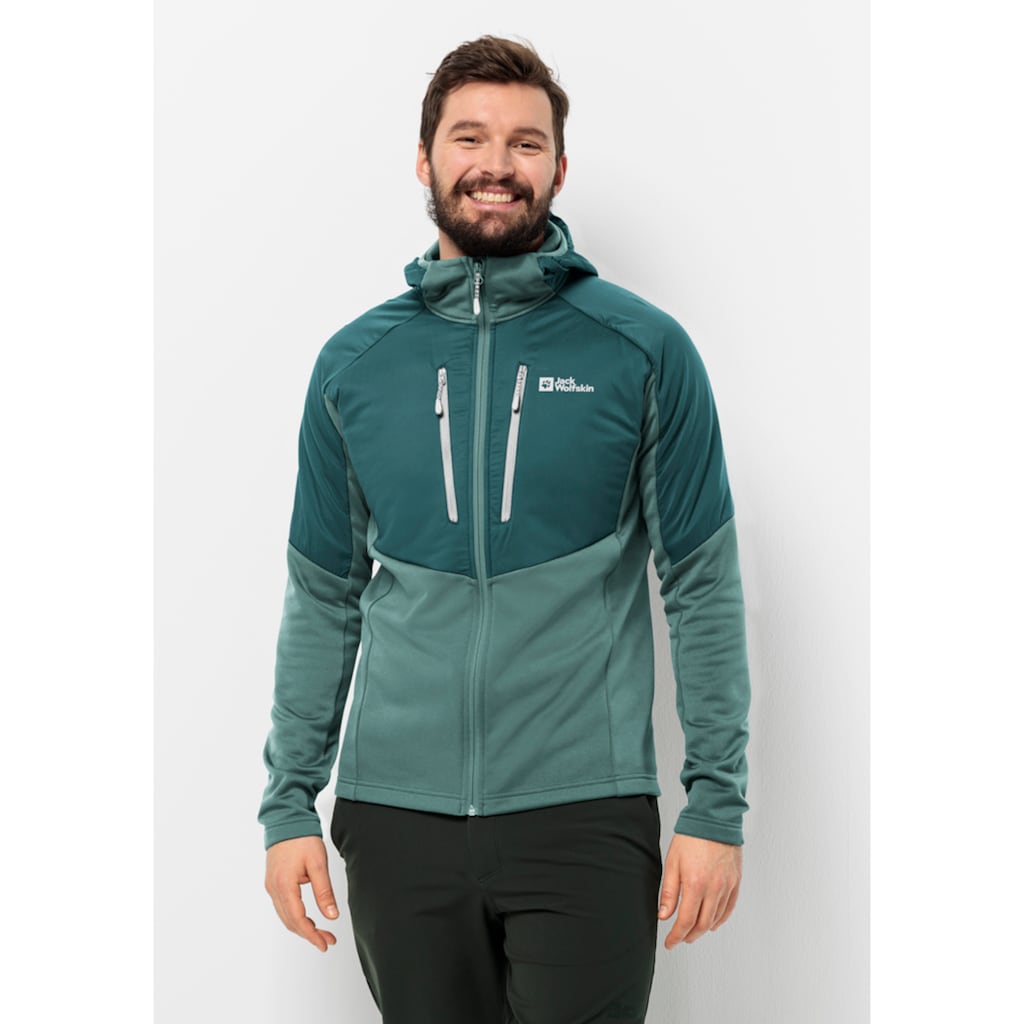 Jack Wolfskin Kapuzenfleecejacke »ALPGRAT PRO INS FZ M«, mit Kapuze