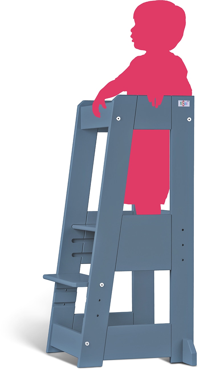 tiSsi® Stehhilfe »Lernturm Felix, taubenblau«, Made in Europe