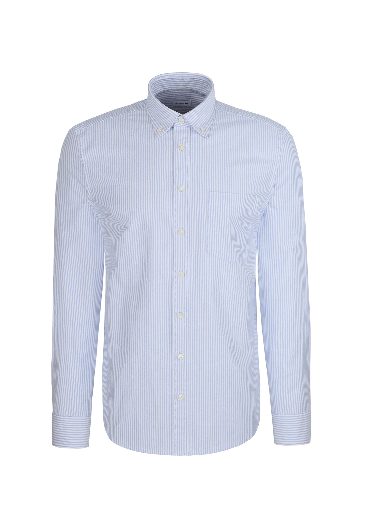 seidensticker Businesshemd Regular 1/1 Button-Down-Kragen Gestreift