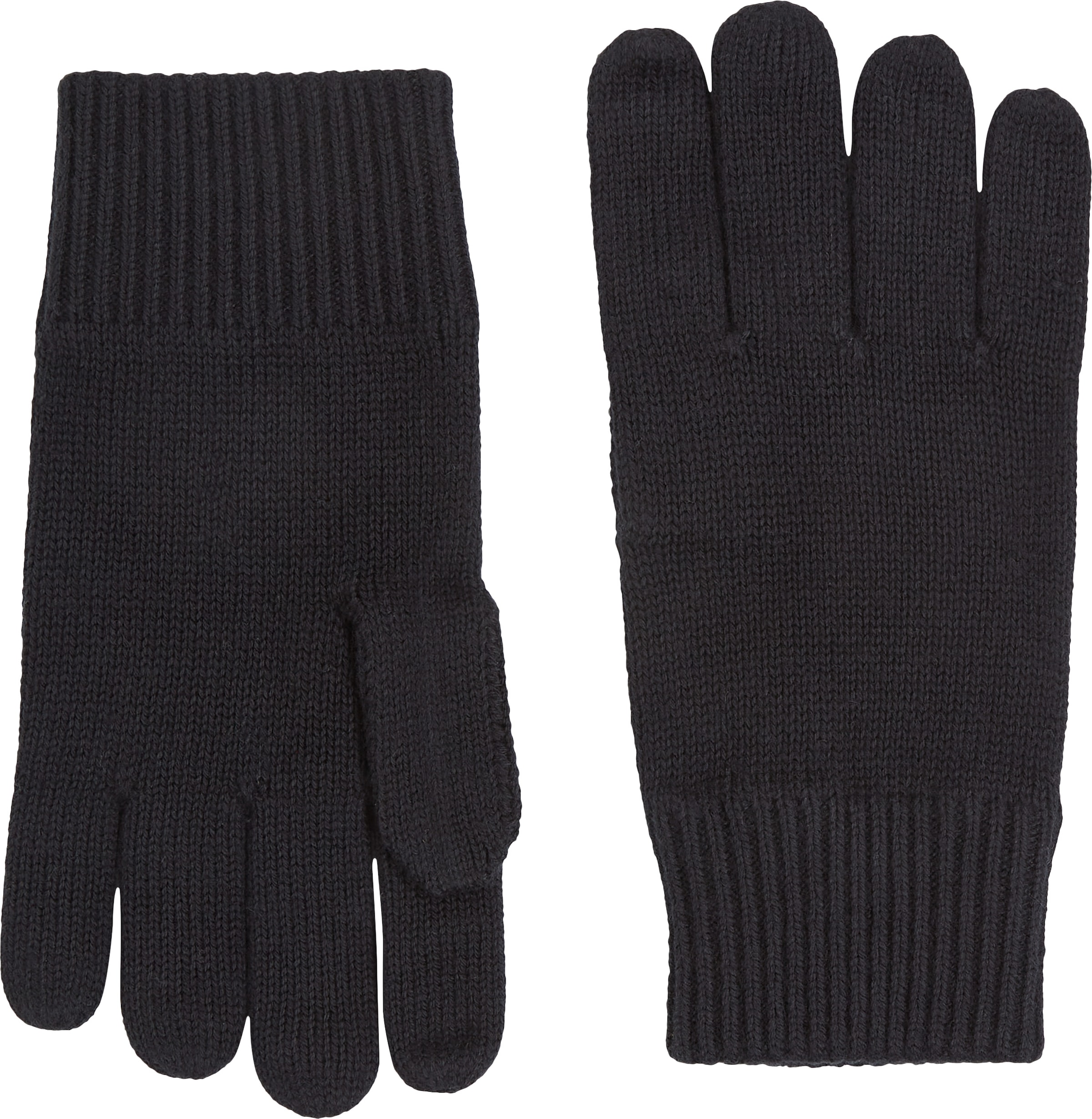 Tommy Hilfiger Strickhandschuhe »ESSENTIALS FLAG GLOVES«, mit Logostickerei