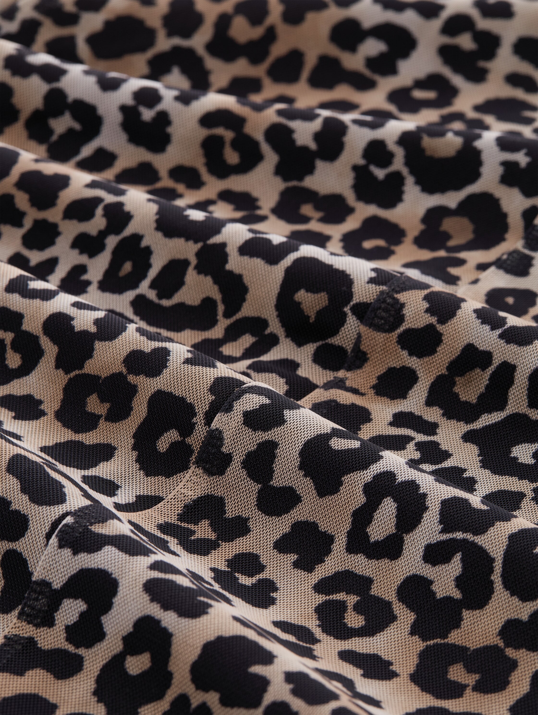 TOM TAILOR Denim Midikleid, mit All-Over Print