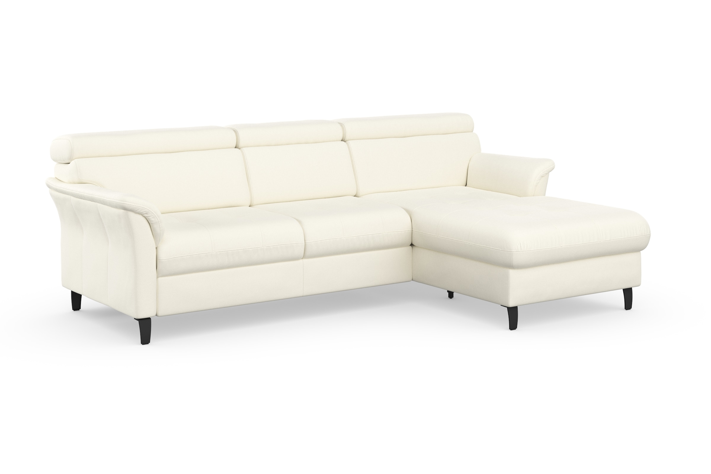 sit&more Ecksofa »Marano L-Form«, inklusive Kopfteilverstellung, wahlweise mit Bettfunktion, Bettkasten