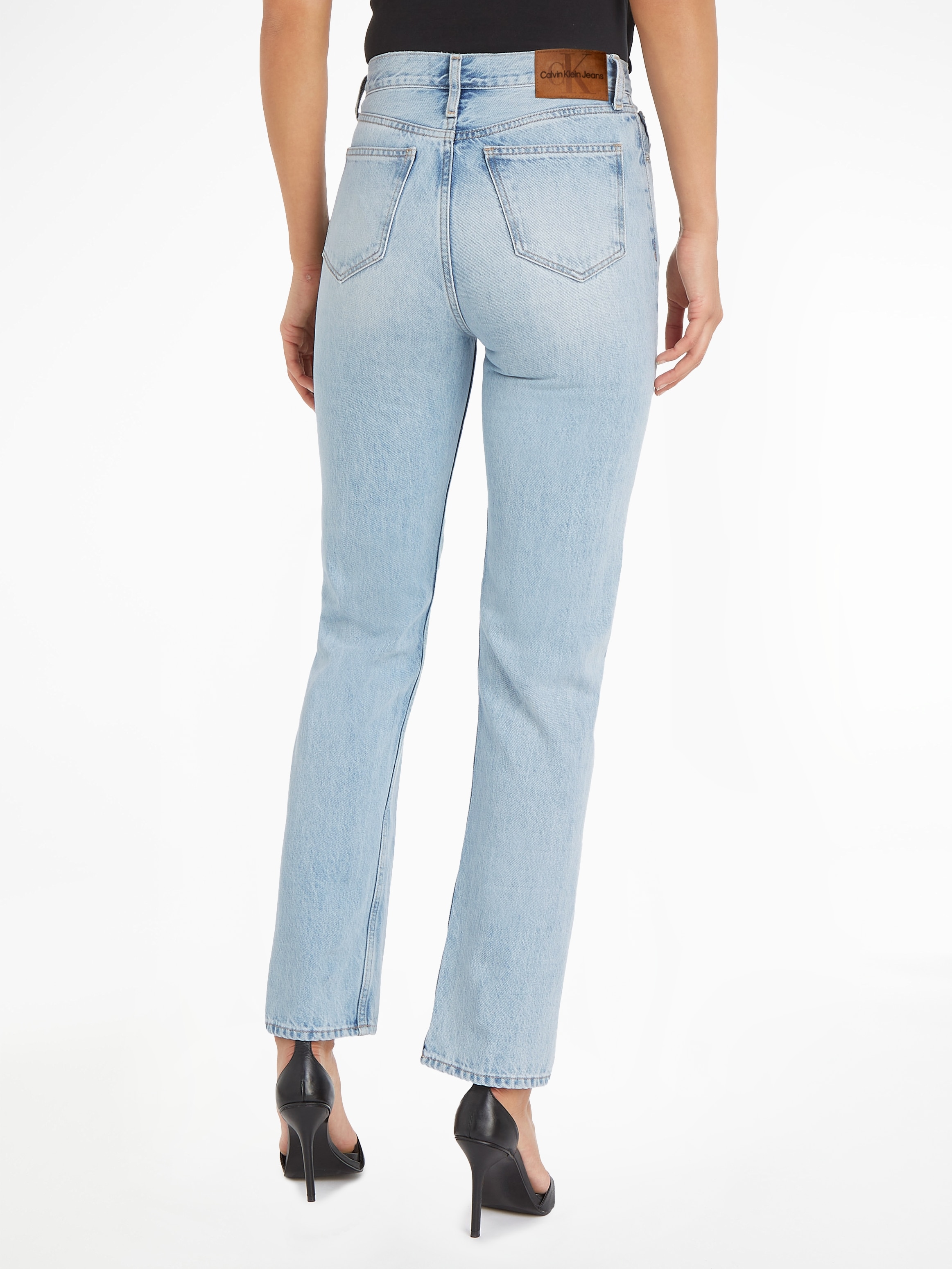 Calvin Klein Jeans Straight-Jeans »HIGH RISE STRAIGHT«, im 5-Pocket-Style  bei ♕