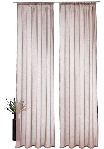 my home Gardine »REGINA«, (2 St.), Vorhang, Fertiggardine, transparent kaufen