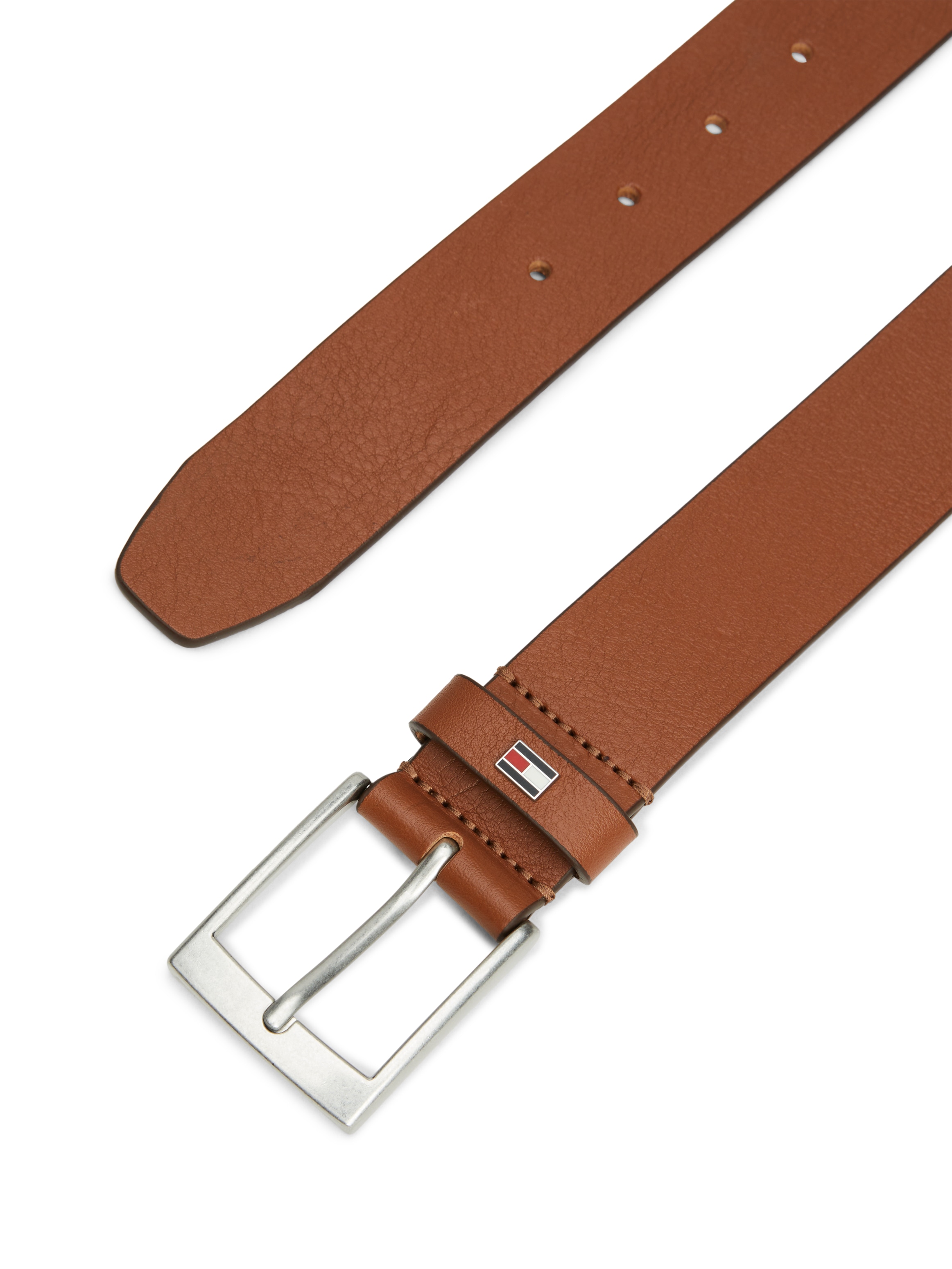 Tommy Hilfiger Ledergürtel »Adan New Leather 3,5cm«, mit Logoprägung